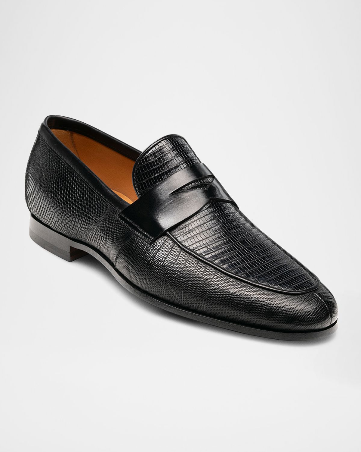 Magnanni Men's Vincente Lizard Penny Loafers | Thumbnail 7 Magnanni Men's Vincente Lizard Penny Loafers | Thumbnail 7