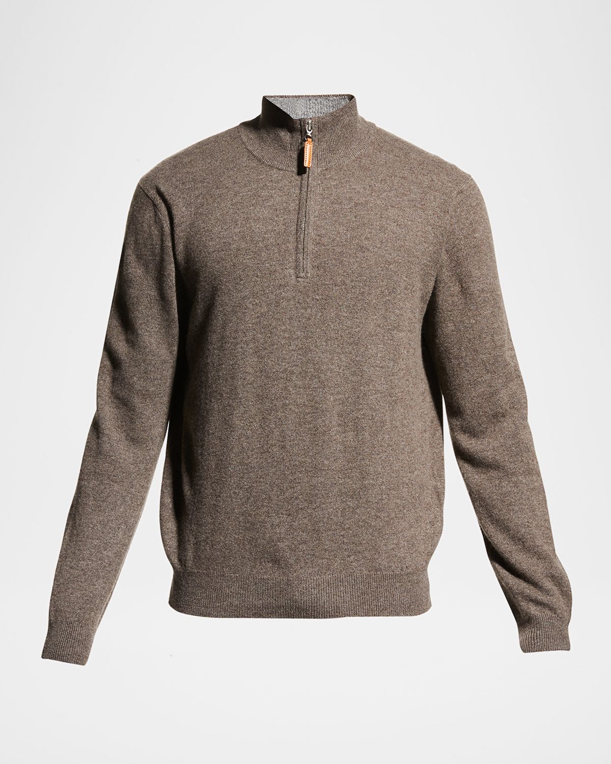 Neiman Marcus Men 's Wool-Cashmere 1/4-Zip Sweater | Thumbnail 6 Neiman Marcus Men 's Wool-Cashmere 1/4-Zip Sweater | Thumbnail 6