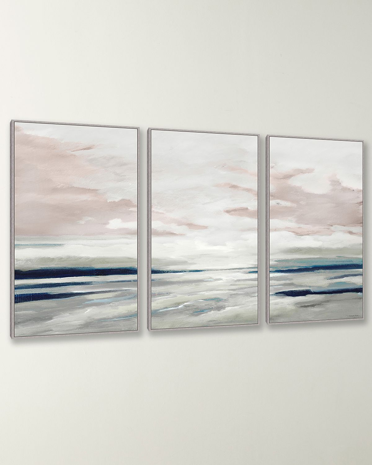 Wendover Art Group "Calm Shores" Three-Piece Giclee on Canvas Wall Art Set | Thumbnail 6