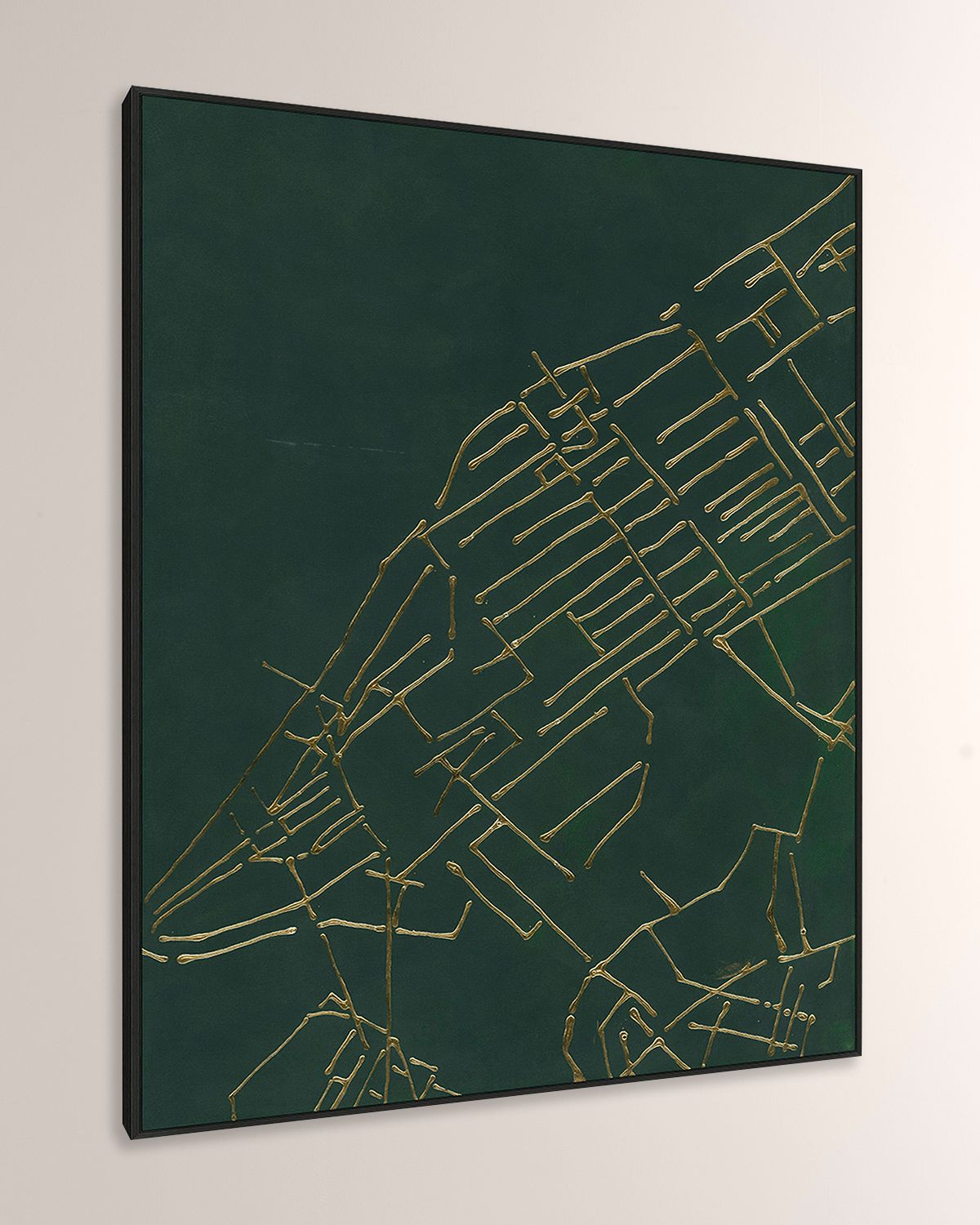 Wendover Art Group 'Concrete Jungle In Green ' Wall Art | Thumbnail 6