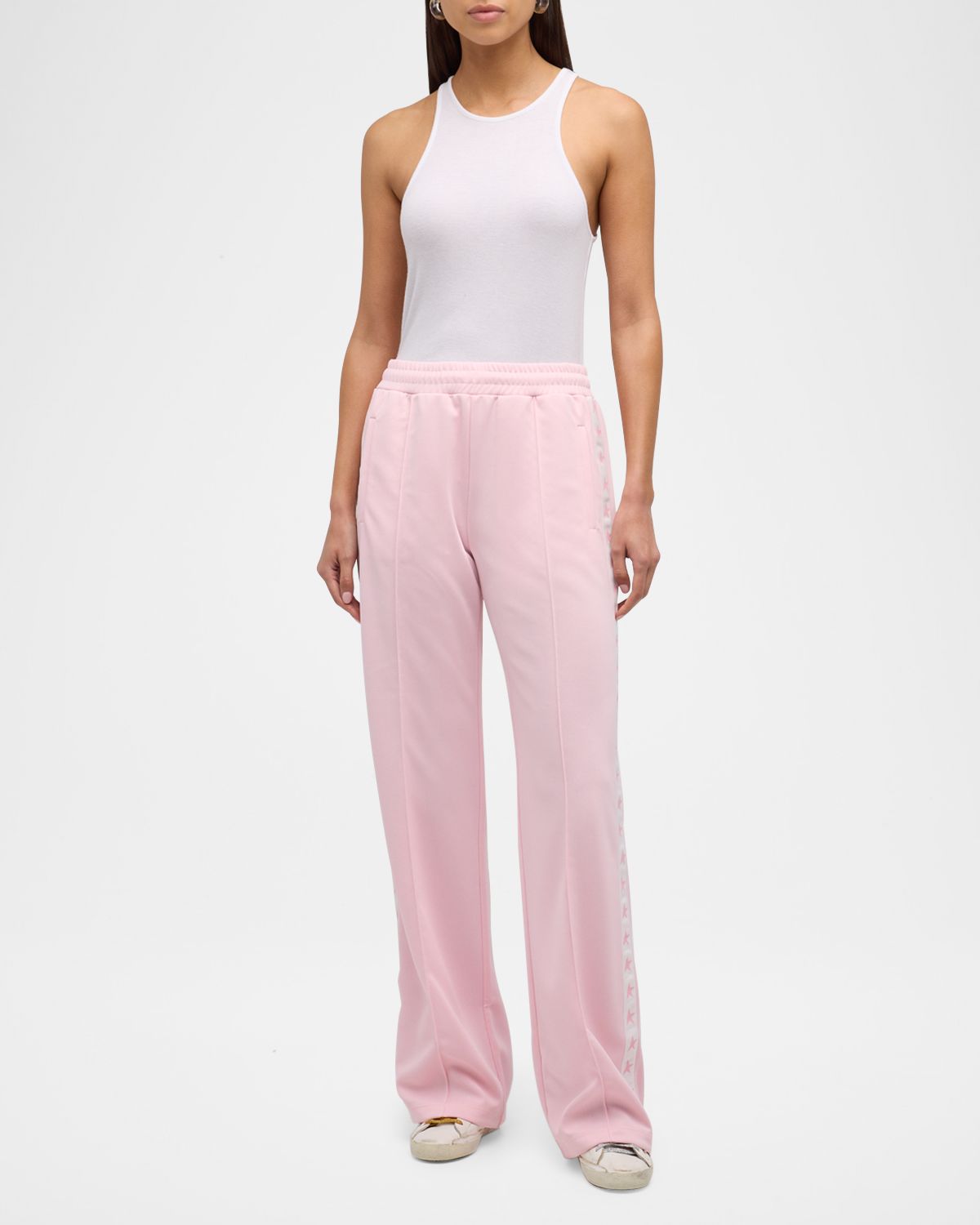 Golden Goose Star Collection Wide-Leg Track Pants