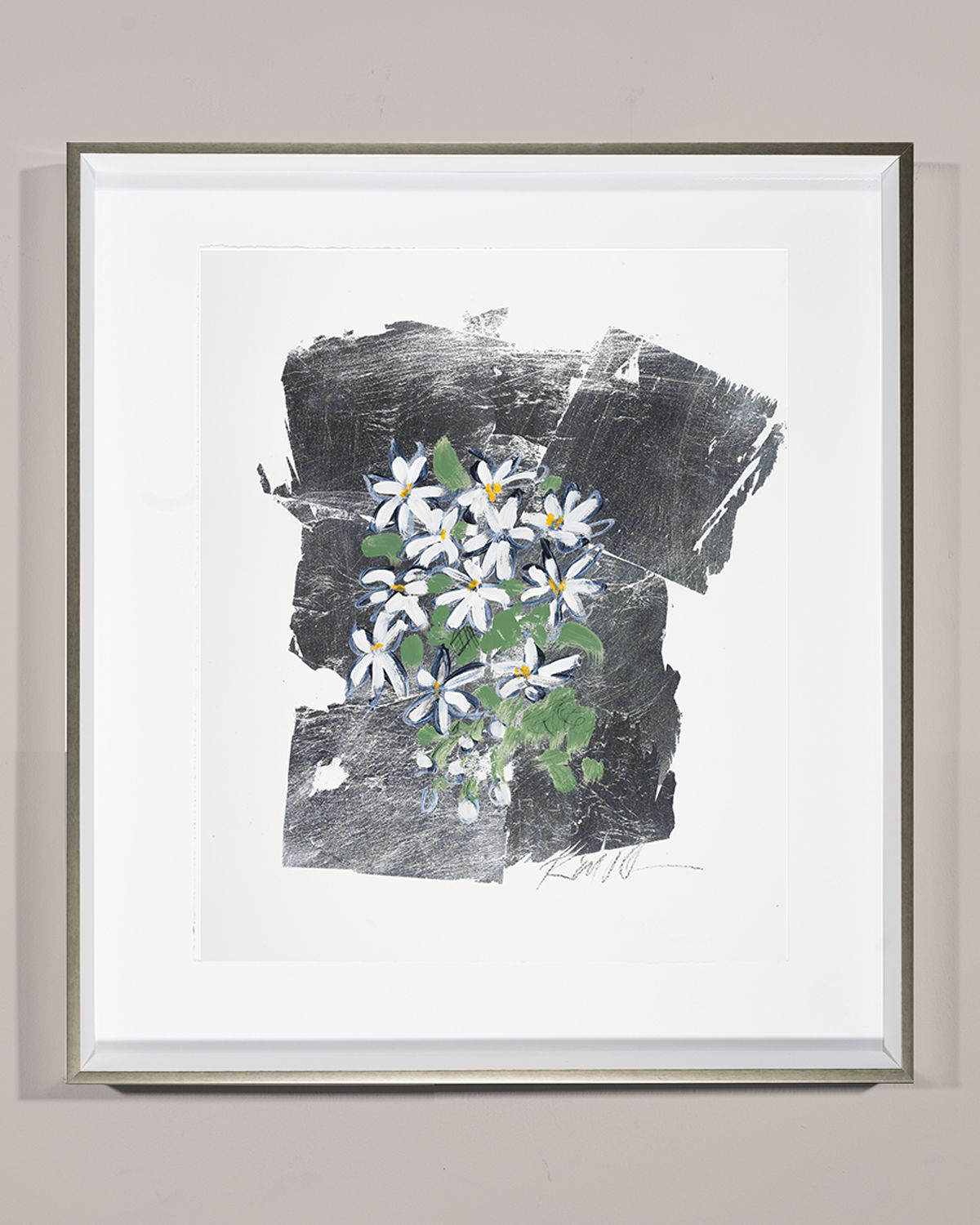 RFA Fine Art 'Silver Flower Daisy ' Wall Art | Thumbnail 3 RFA Fine Art 'Silver Flower Daisy ' Wall Art | Thumbnail 3