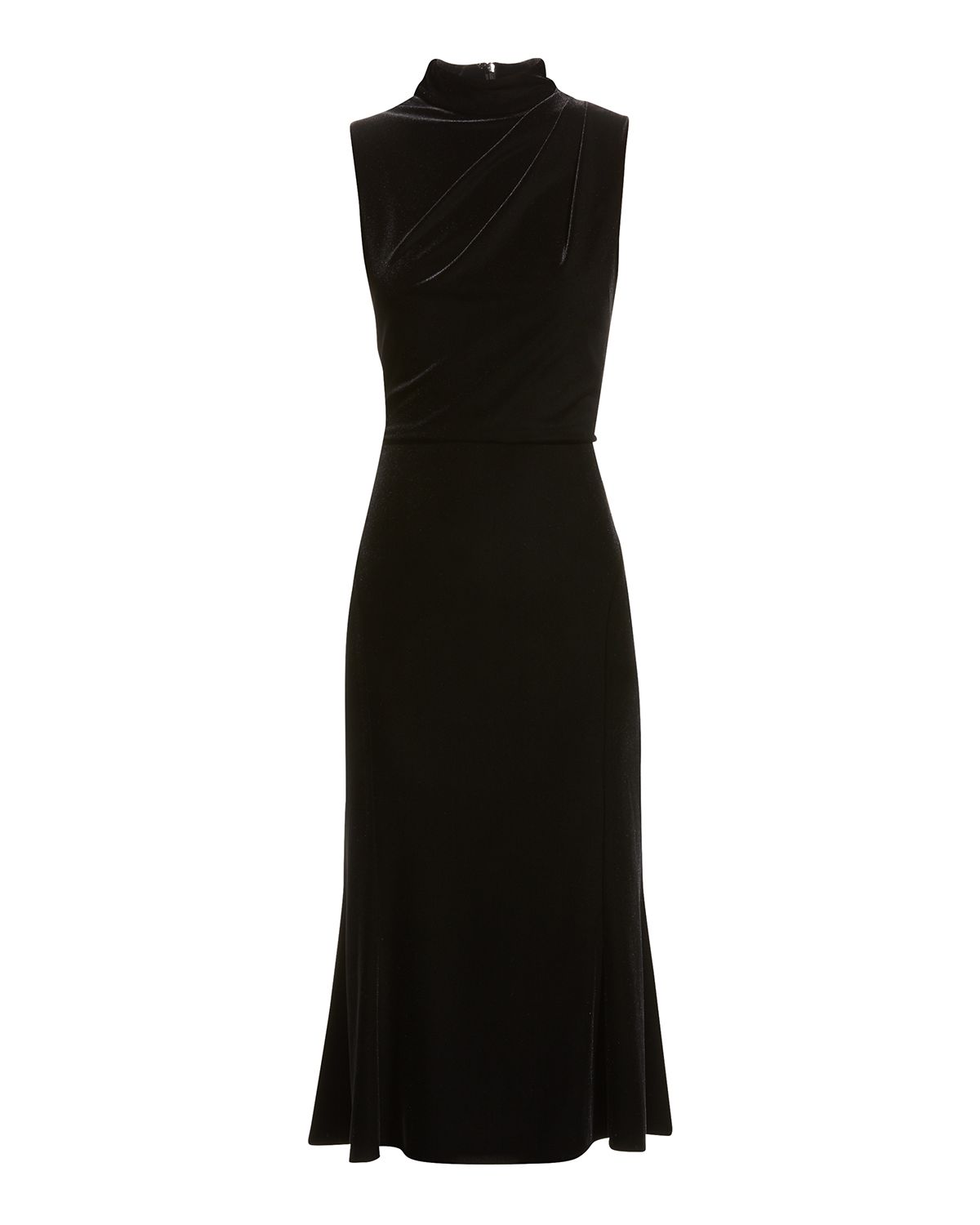 Shoshanna Audrey Sleeveless Velvet Dress