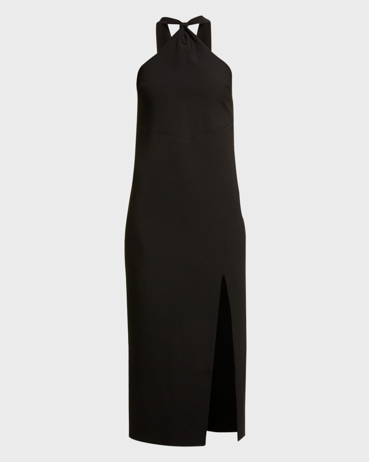Likely Avie Midi Halter Slit Dress