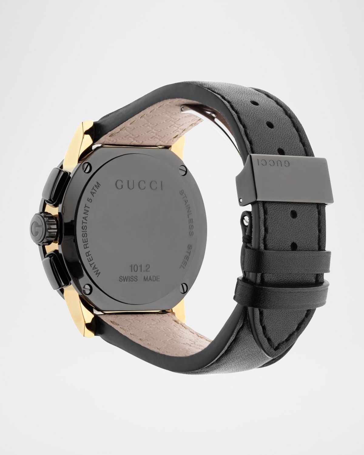 Gucci 44mm G-Chrono Leather Watch