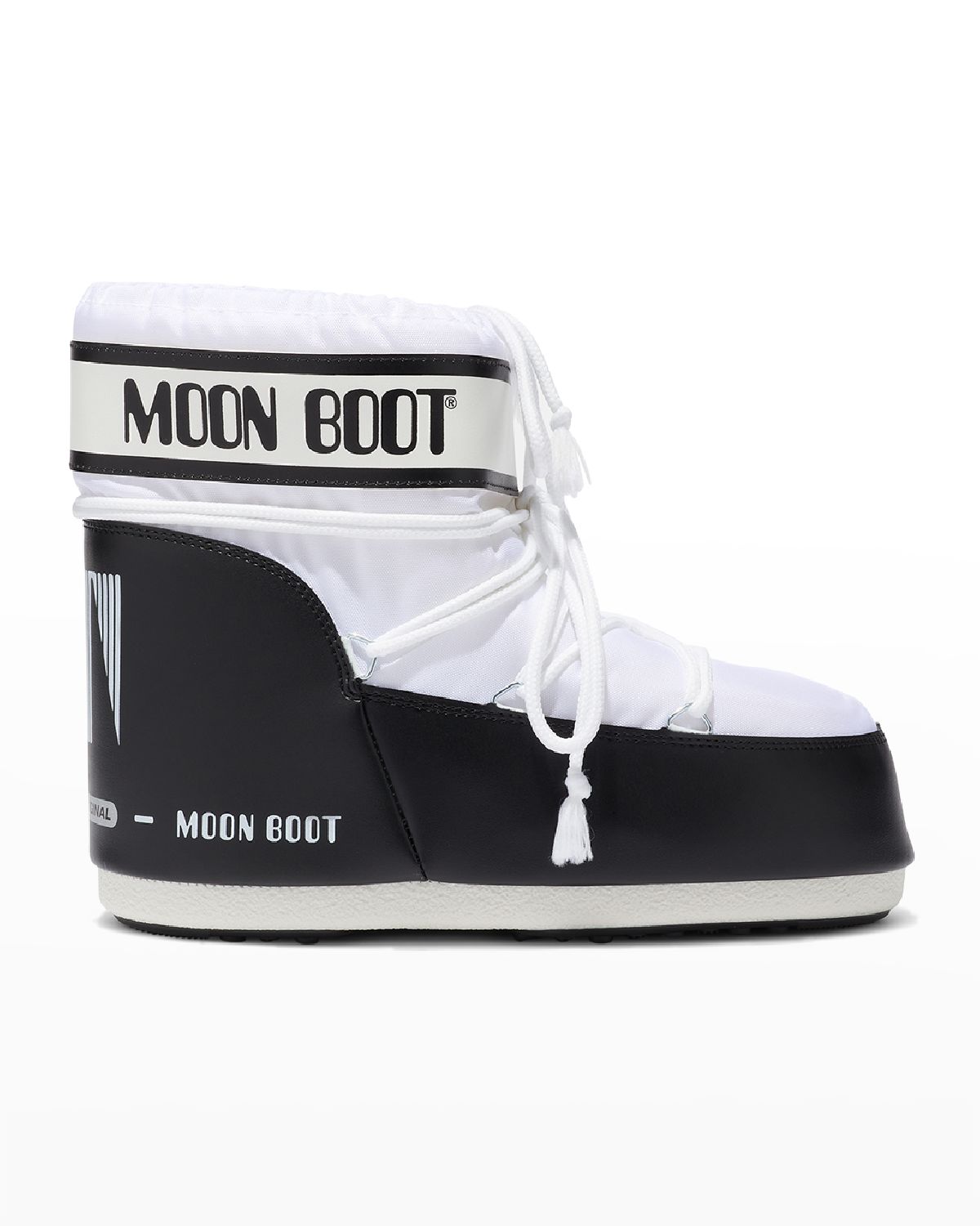 Moon Boot Classic Bicolor Lace-Up Short Snow Boots