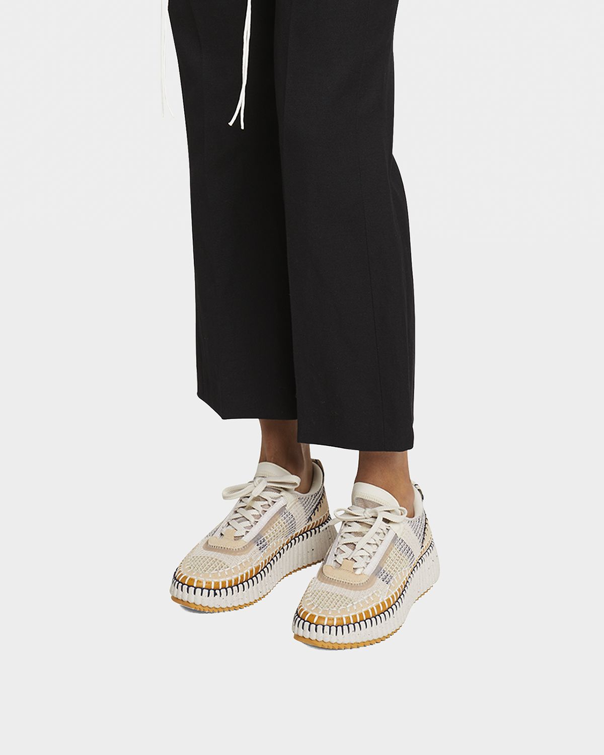 Chloe Nama Stitch Walking Sneakers