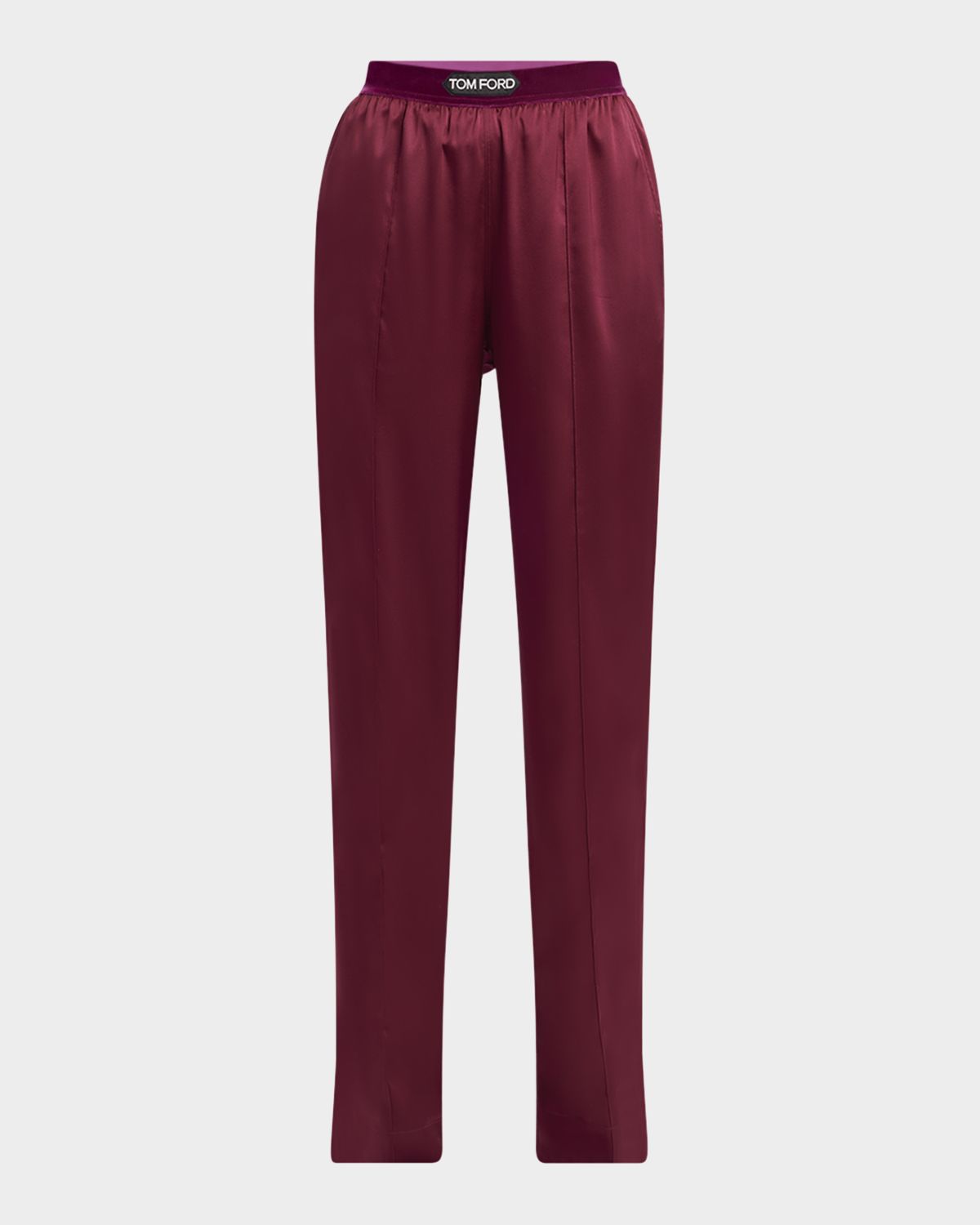 TOM FORD Logo-Banded Silk PJ Pants