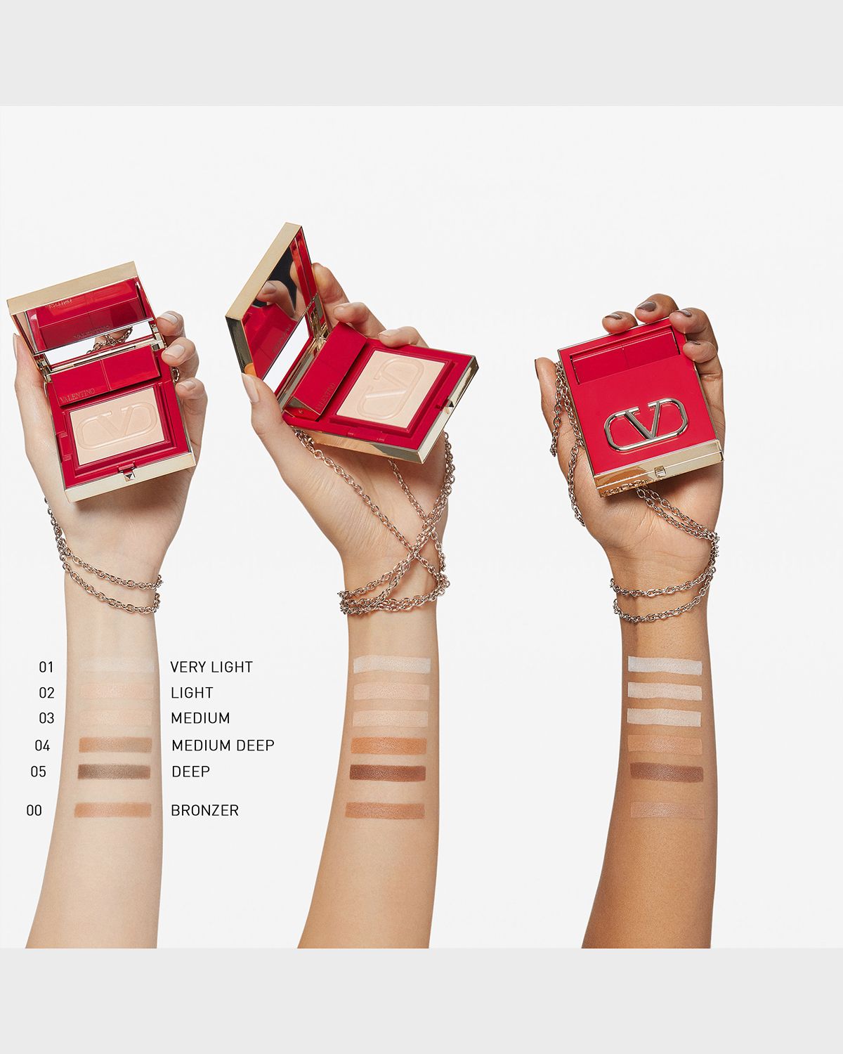 Valentino Garavani VLTN Go-Clutch Bag with Refillable Finishing Powder