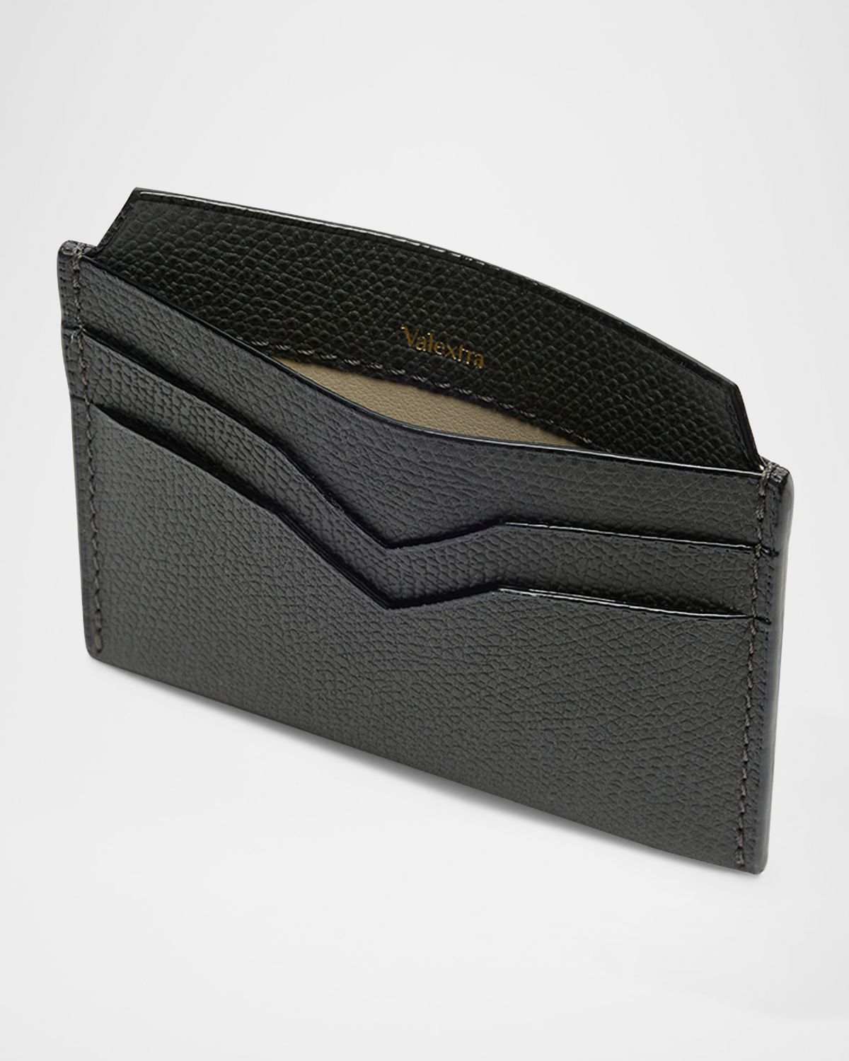 Valextra Calf Leather Card Holder