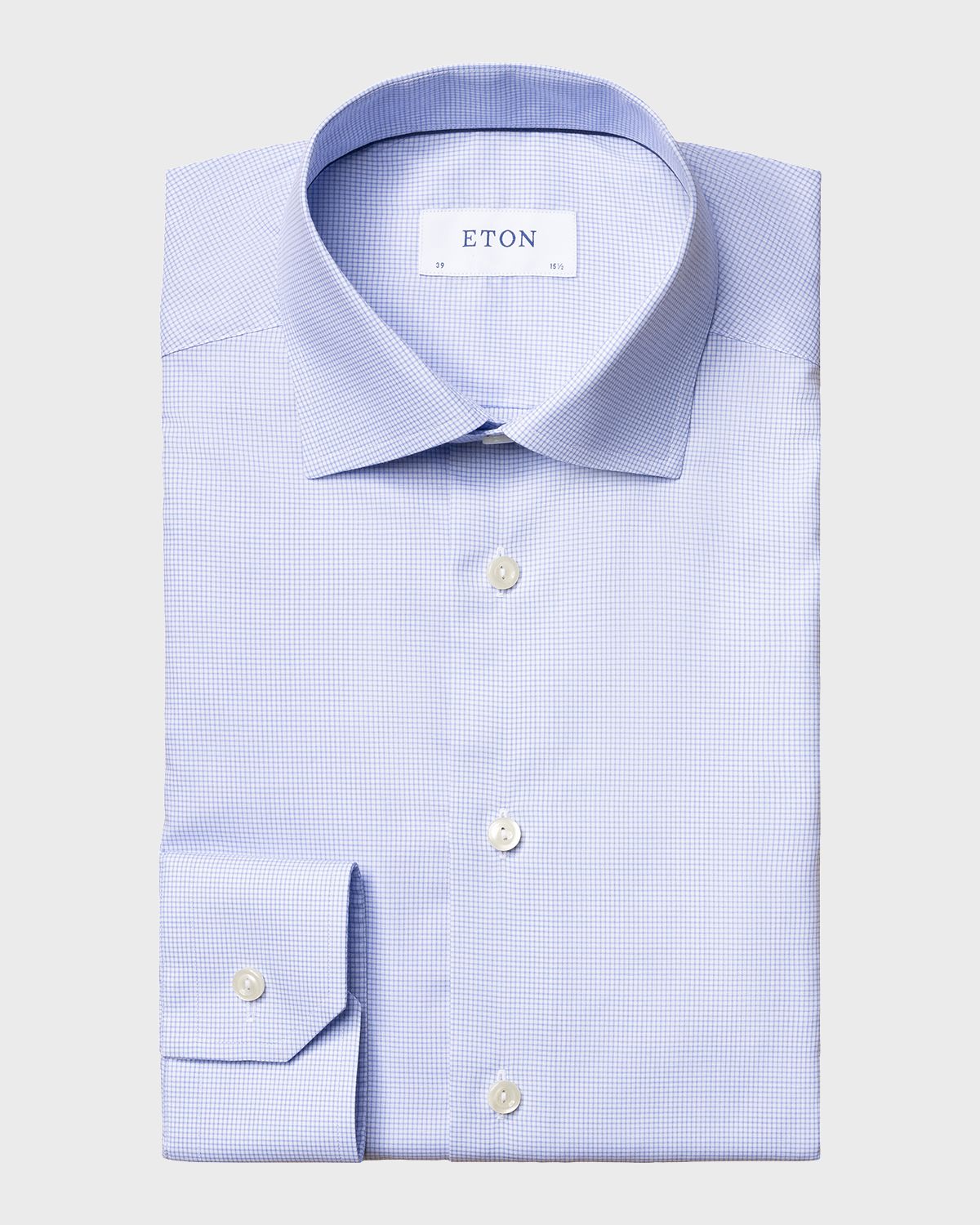 Eton Men 's Contemporary Check Dress Shirt