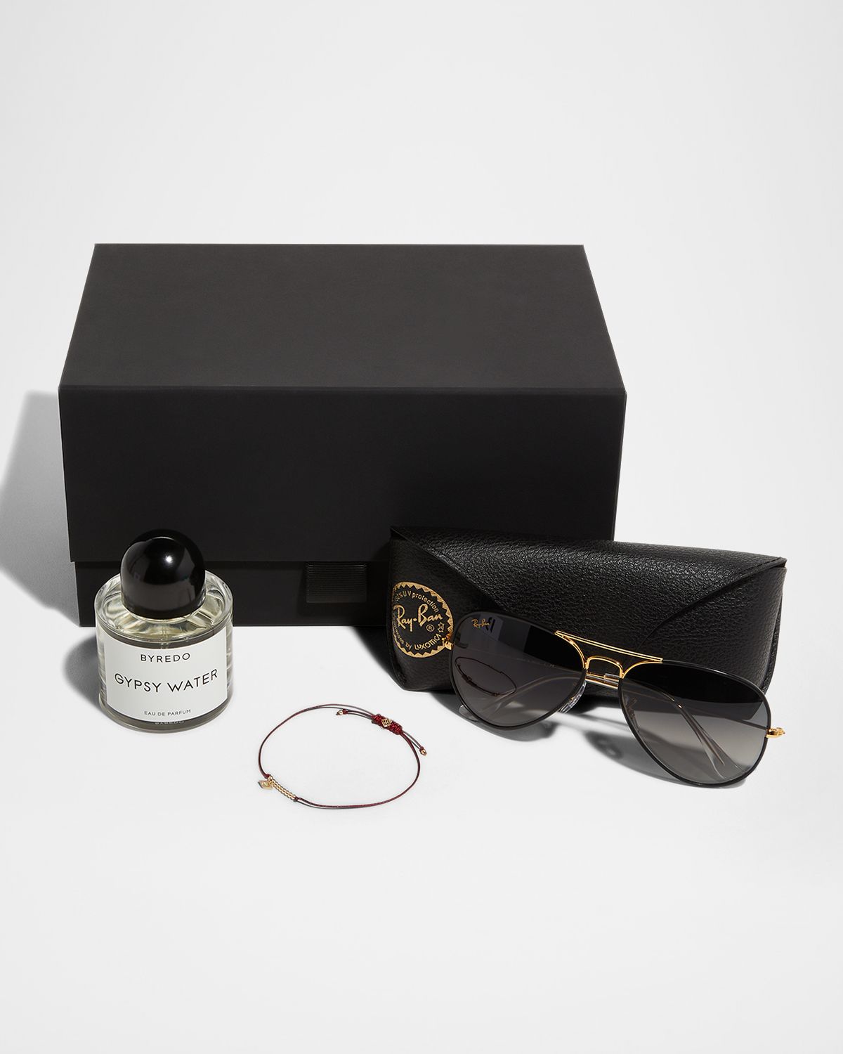 Neiman Marcus Sydney Evan Evil Eye Bracelet, Ray-Ban Sunglasses & Byredo Eau De Parfum Gift Box Set