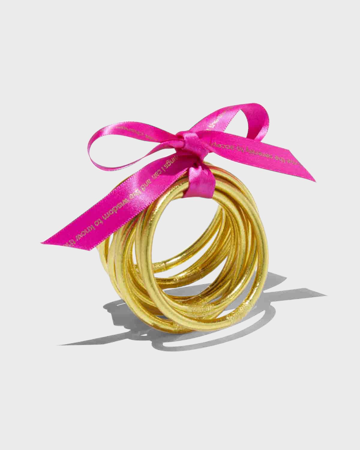 Neiman Marcus BuDhaGirl Gold Bangles, Picture Frame & Lancome Eye and Lip Gift Box Set