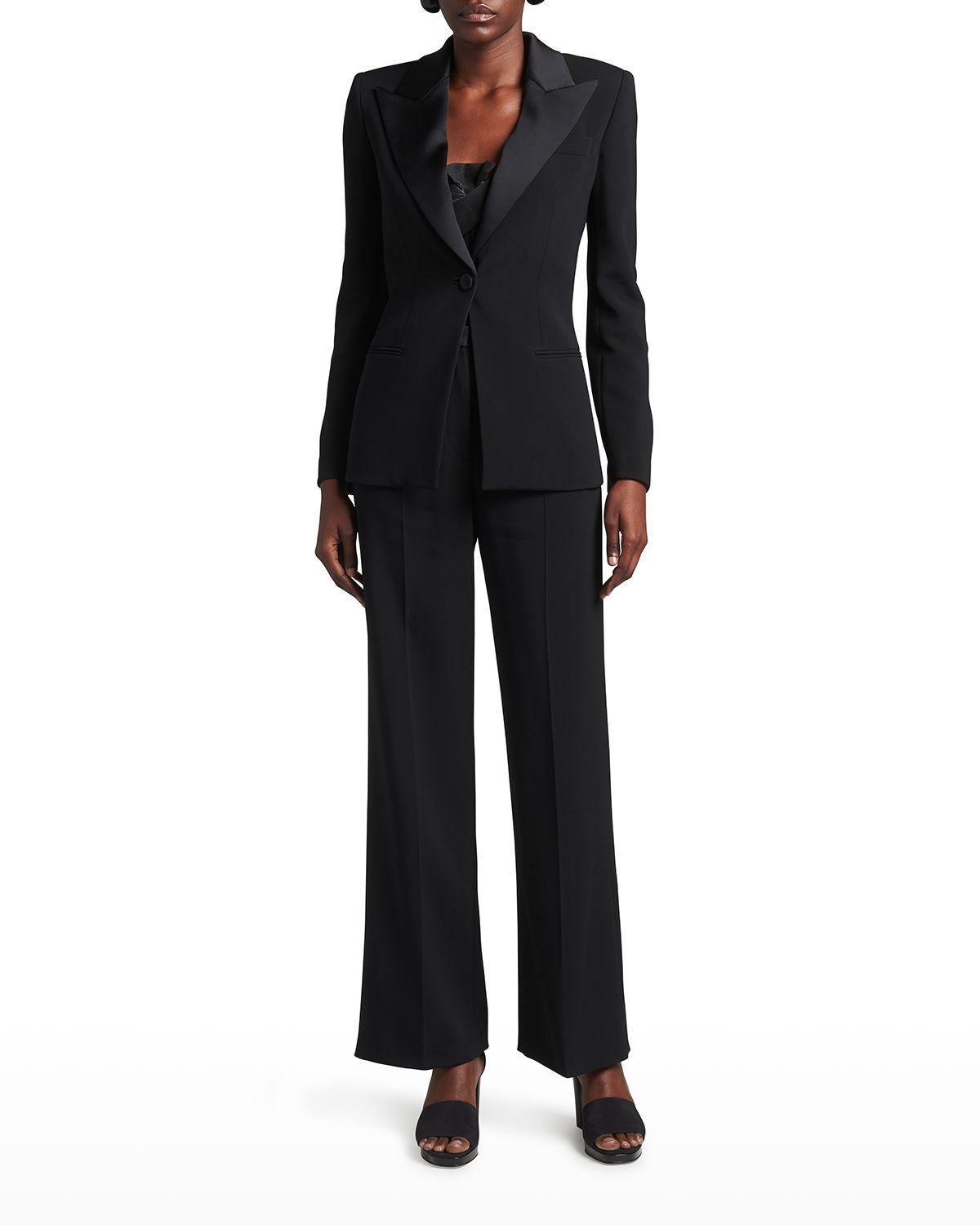Giorgio Armani Single-Breasted Tuxedo Jacket | Thumbnail 3 Giorgio Armani Single-Breasted Tuxedo Jacket | Thumbnail 3