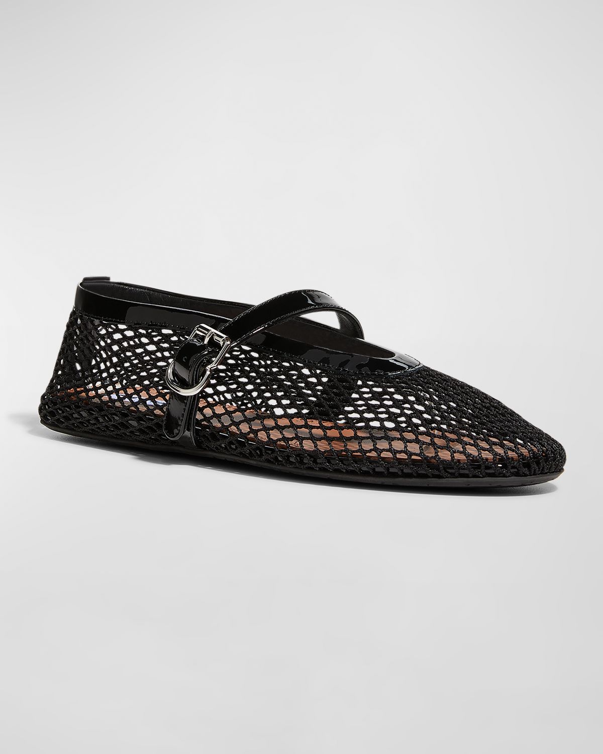 ALAÏA Mesh Mary Jane Ballerina Flats | Thumbnail 7 ALAÏA Mesh Mary Jane Ballerina Flats | Thumbnail 7