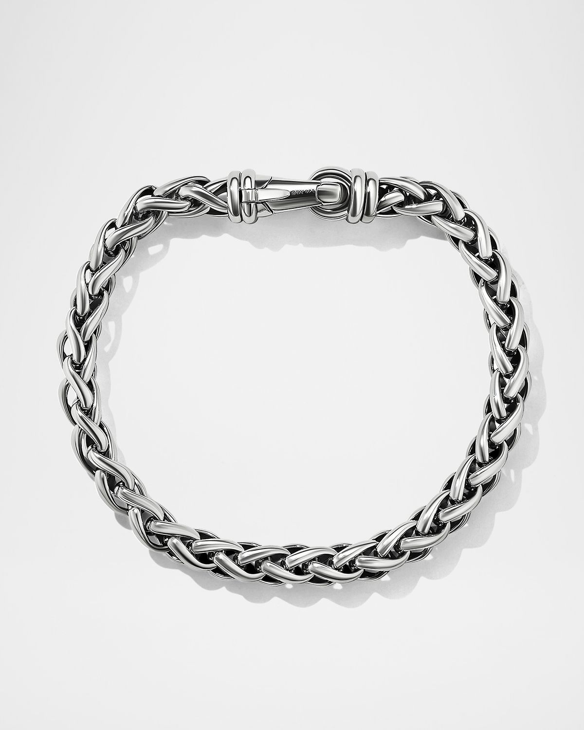 David Yurman Men 's Sterling Silver Wheat Chain Bracelet, 6mm