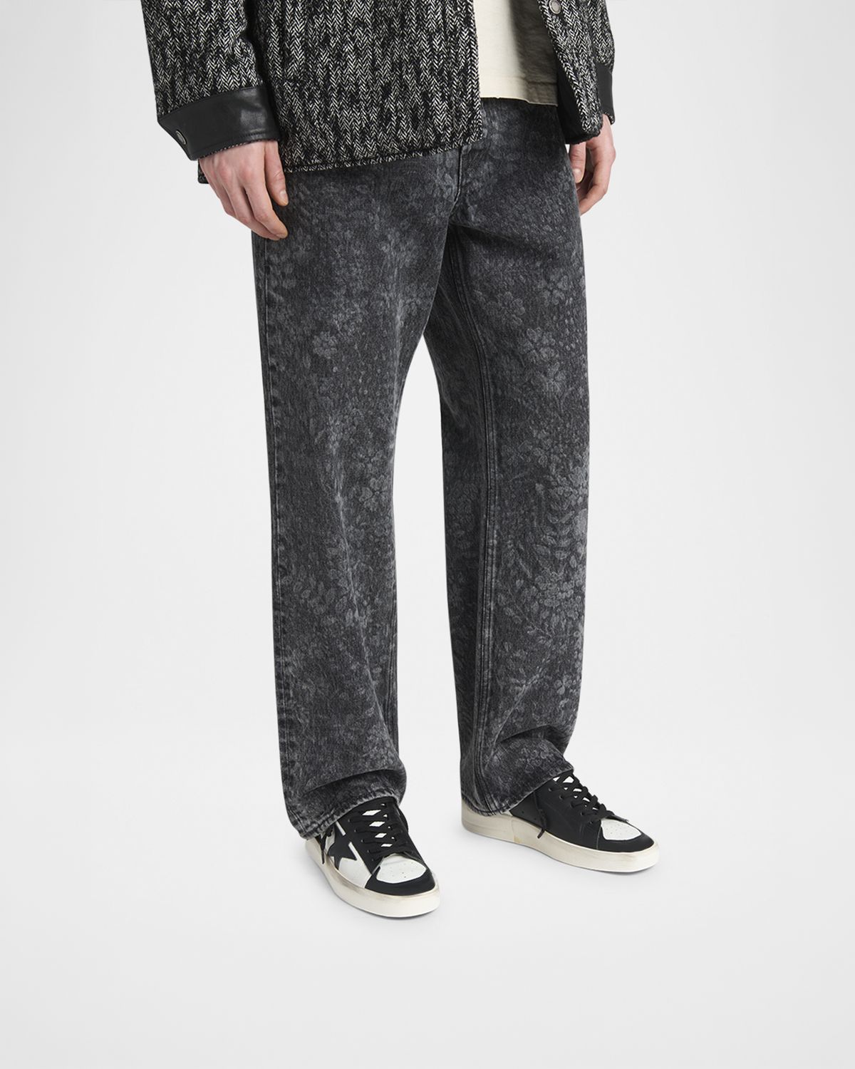 Golden Goose Men 's Stardan Star Leather Low-Top Sneakers