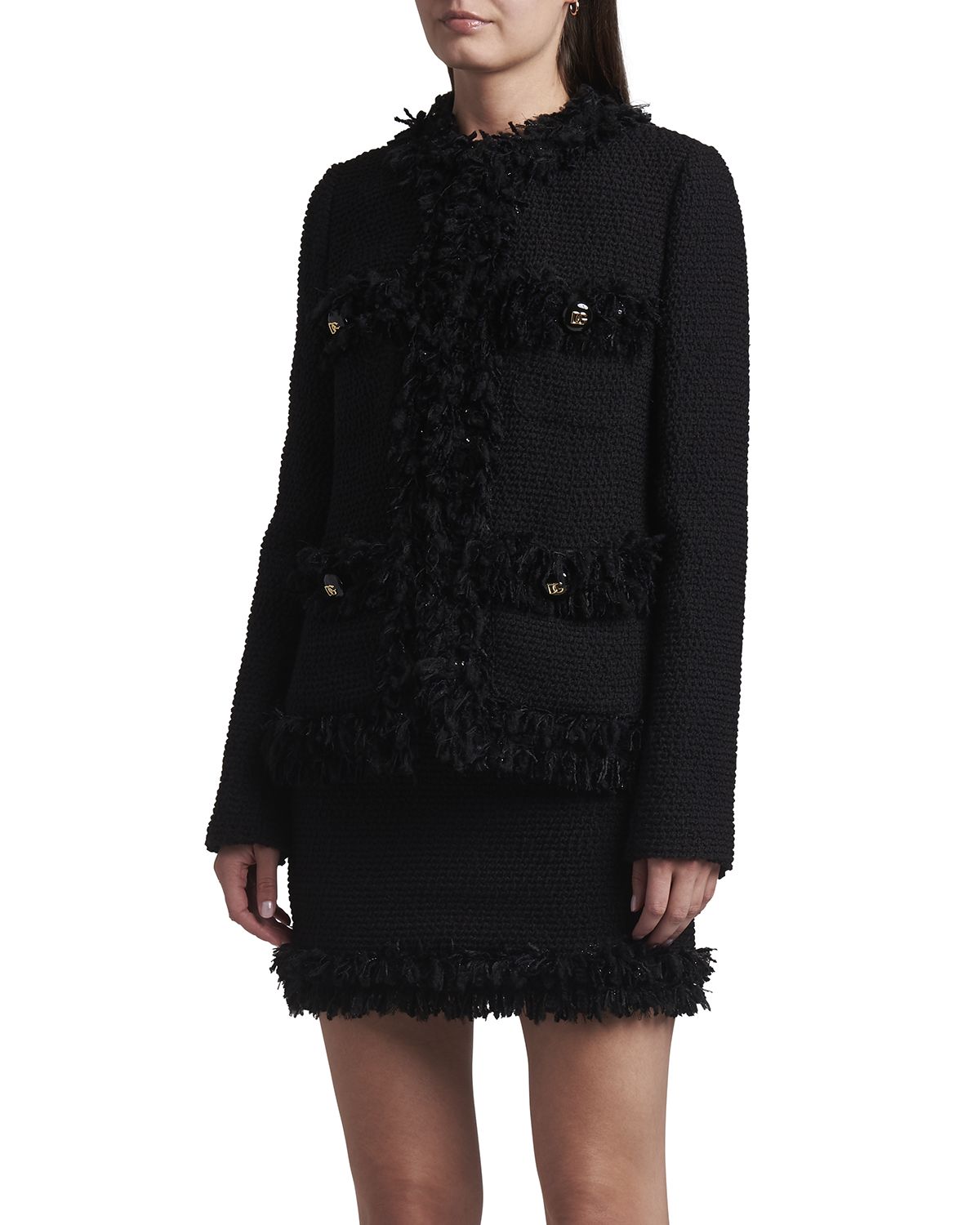 Dolce & Gabbana Paillette Fringe Boucle Jacket | Thumbnail 7 Dolce & Gabbana Paillette Fringe Boucle Jacket | Thumbnail 7