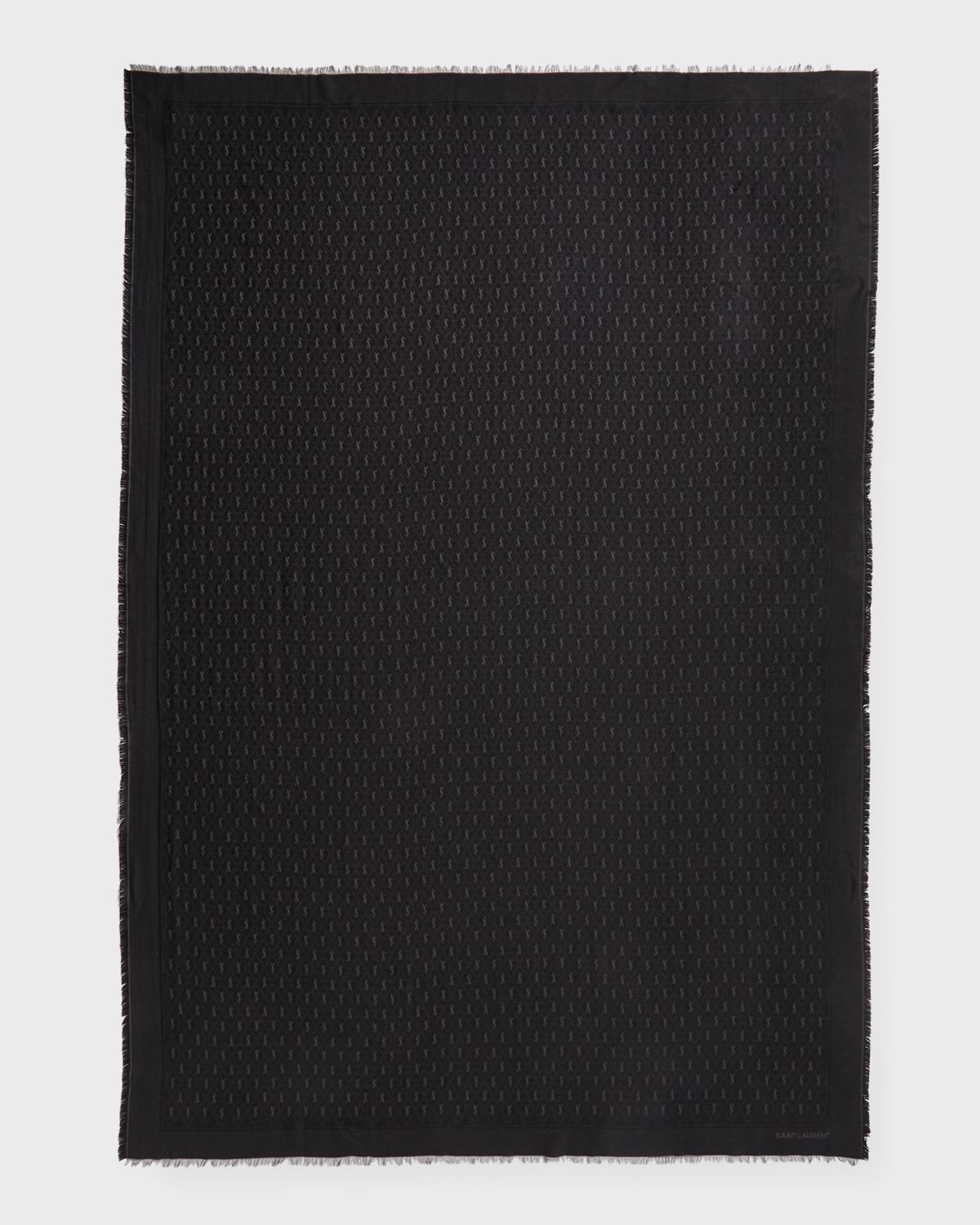 Saint Laurent YSL Micro Monogram Scarf