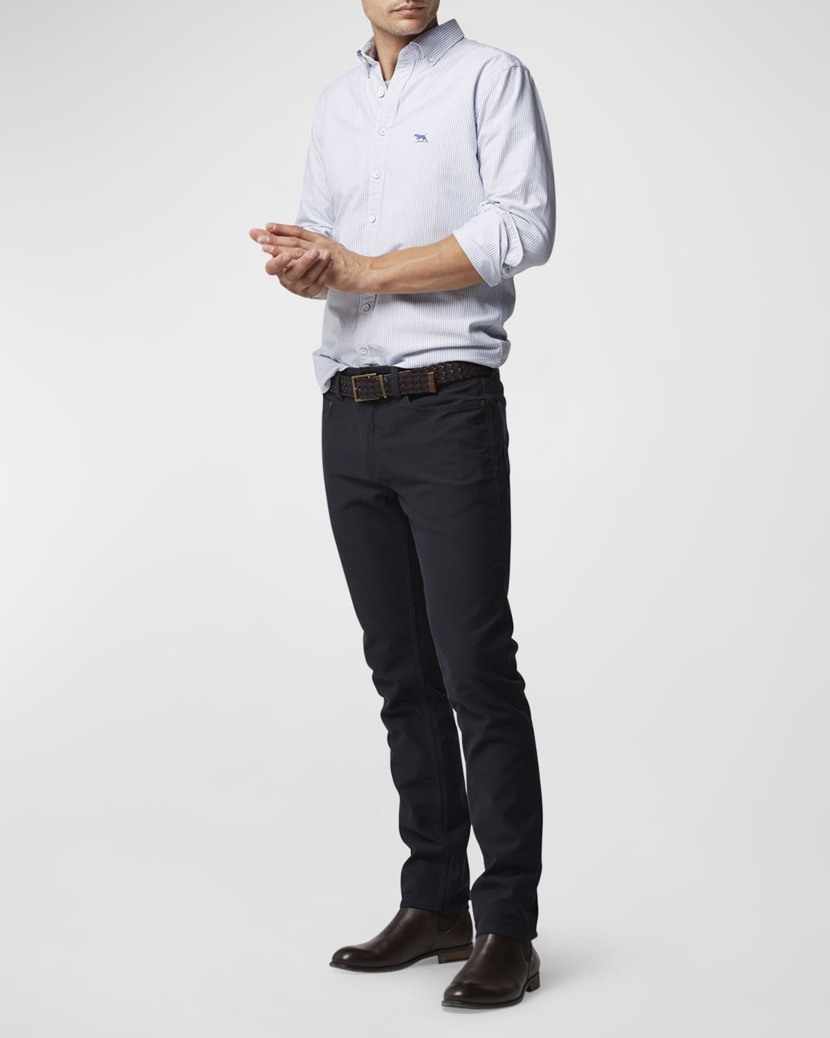Rodd & Gunn Men 's Oxford Stripe Sport Shirt | Thumbnail 3 Rodd & Gunn Men 's Oxford Stripe Sport Shirt | Thumbnail 3