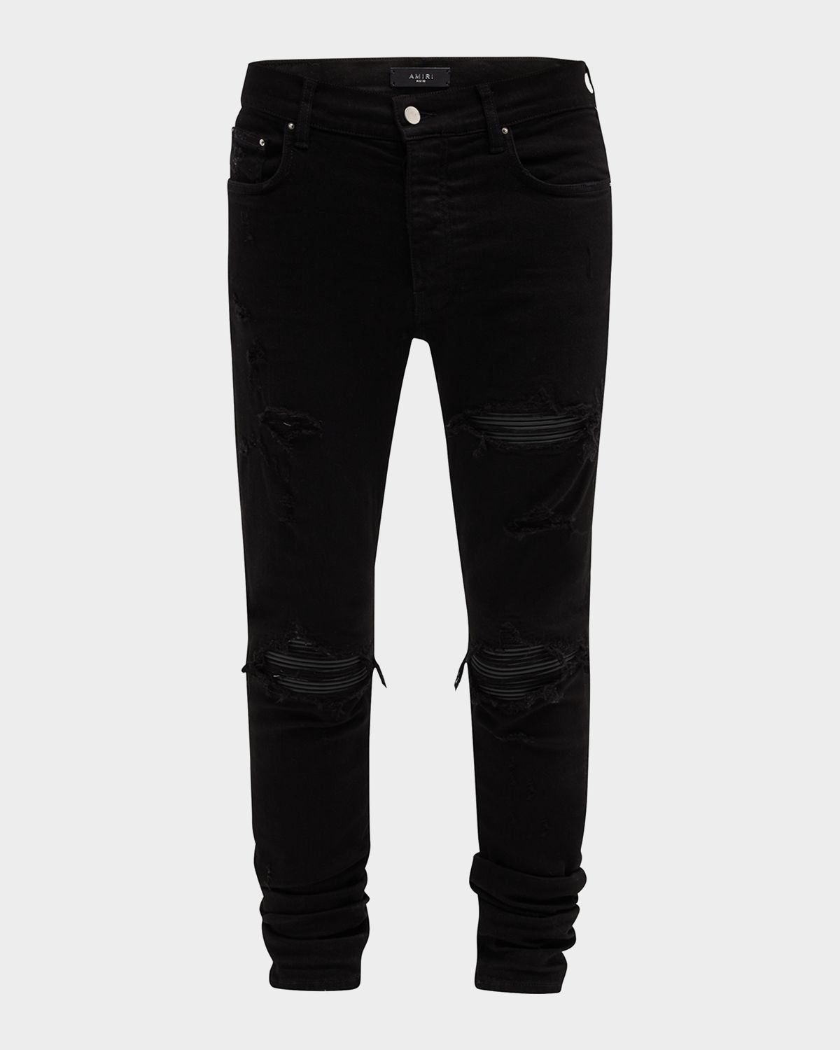 Amiri Men 's MX1 Destroyed Skinny Jeans | Thumbnail 8