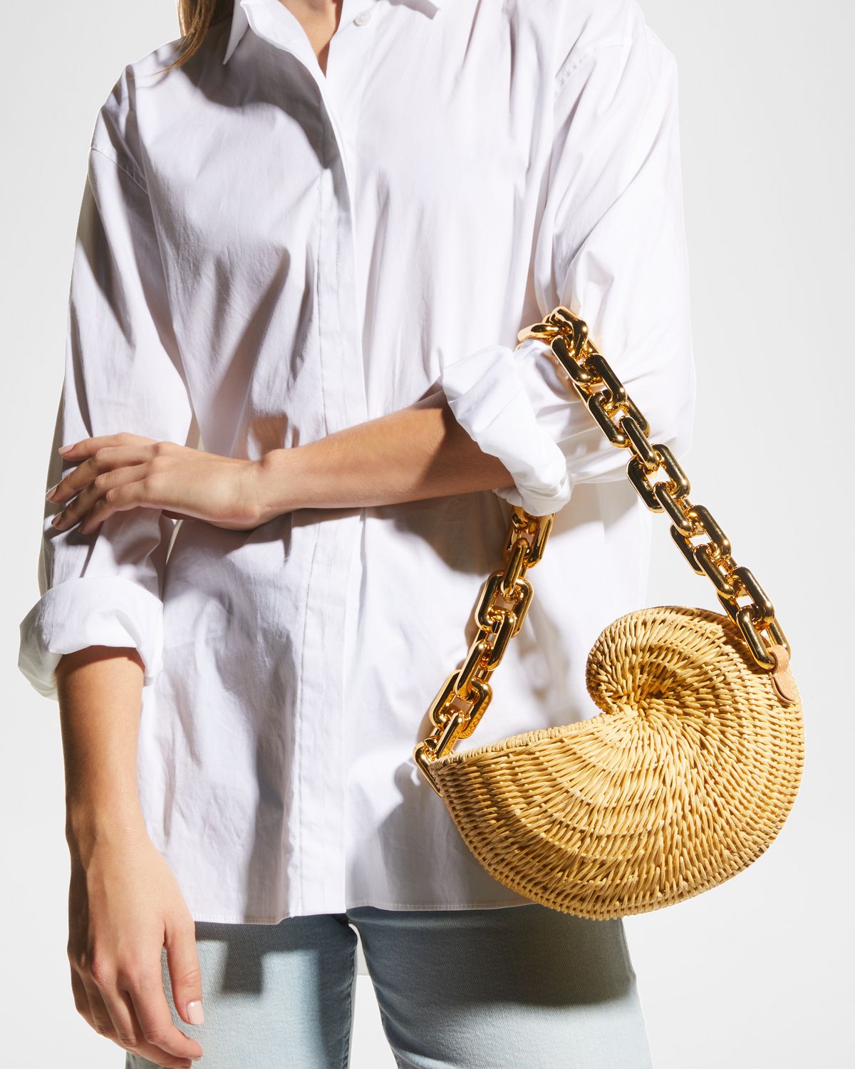 POOLSIDE The Anna Conch Shell Shoulder Bag