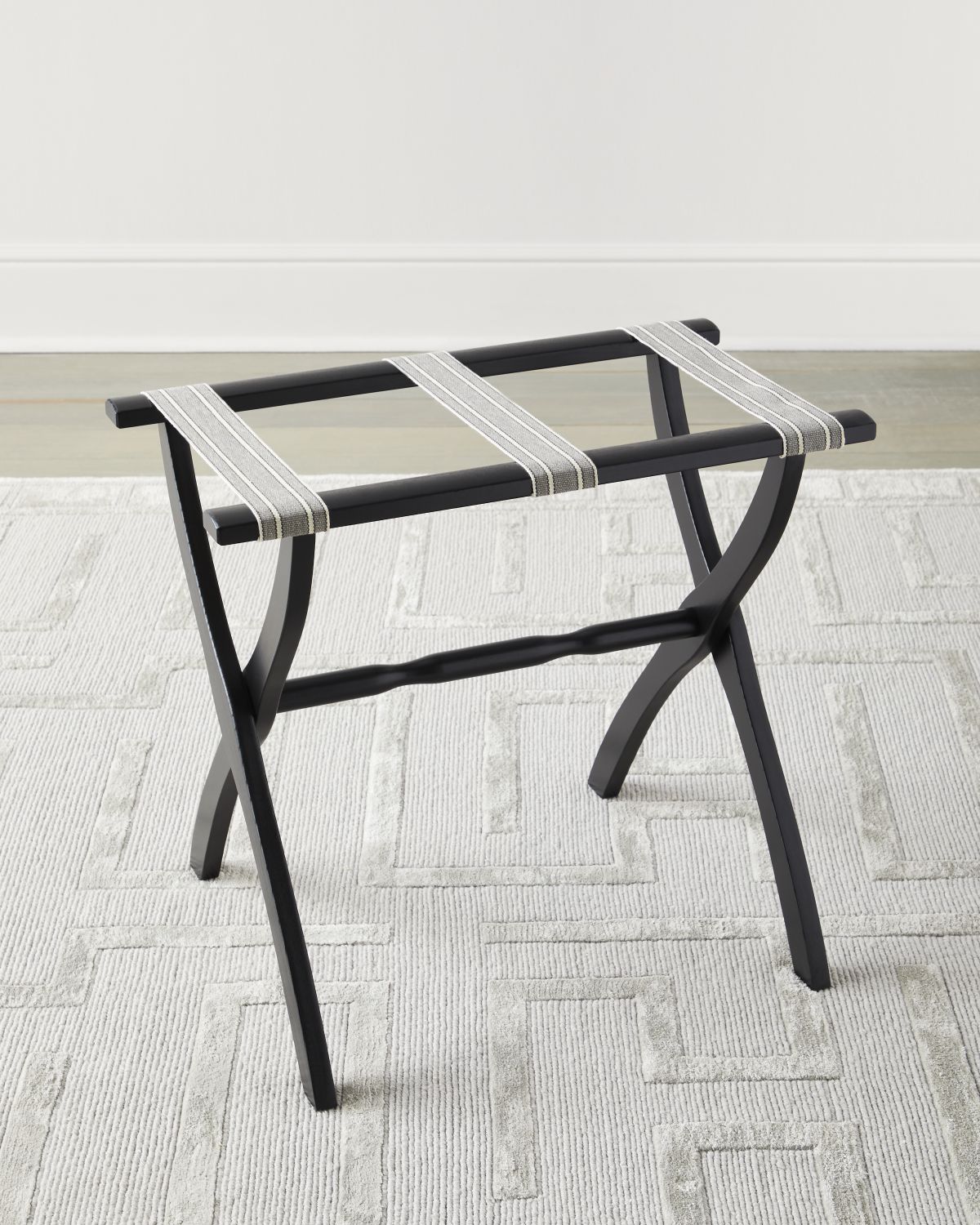 Gate House Furniture Dual Stripe Luggage Rack | Thumbnail 6 Gate House Furniture Dual Stripe Luggage Rack | Thumbnail 6