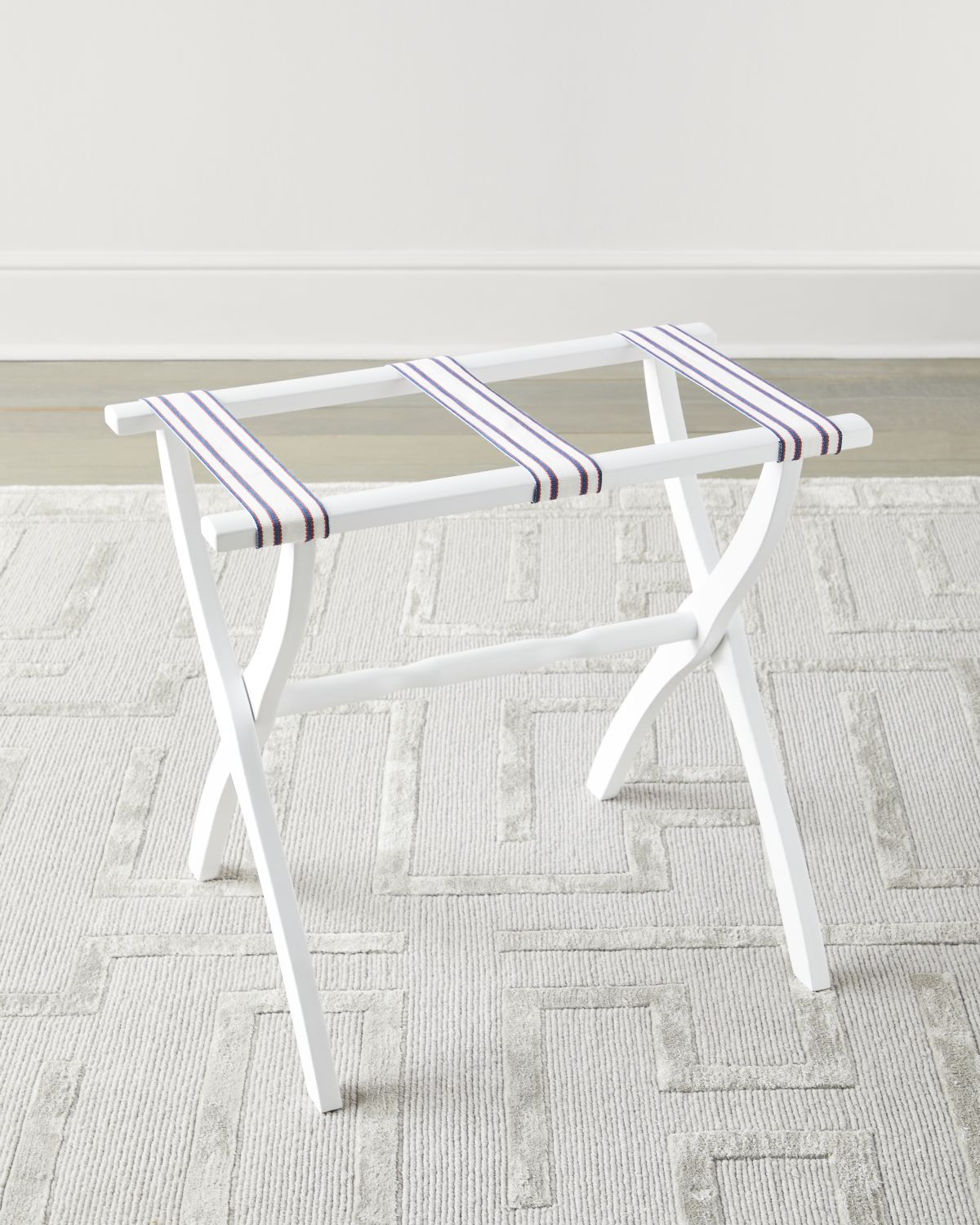 Gate House Furniture Dual Stripe Luggage Rack | Thumbnail 6 Gate House Furniture Dual Stripe Luggage Rack | Thumbnail 6