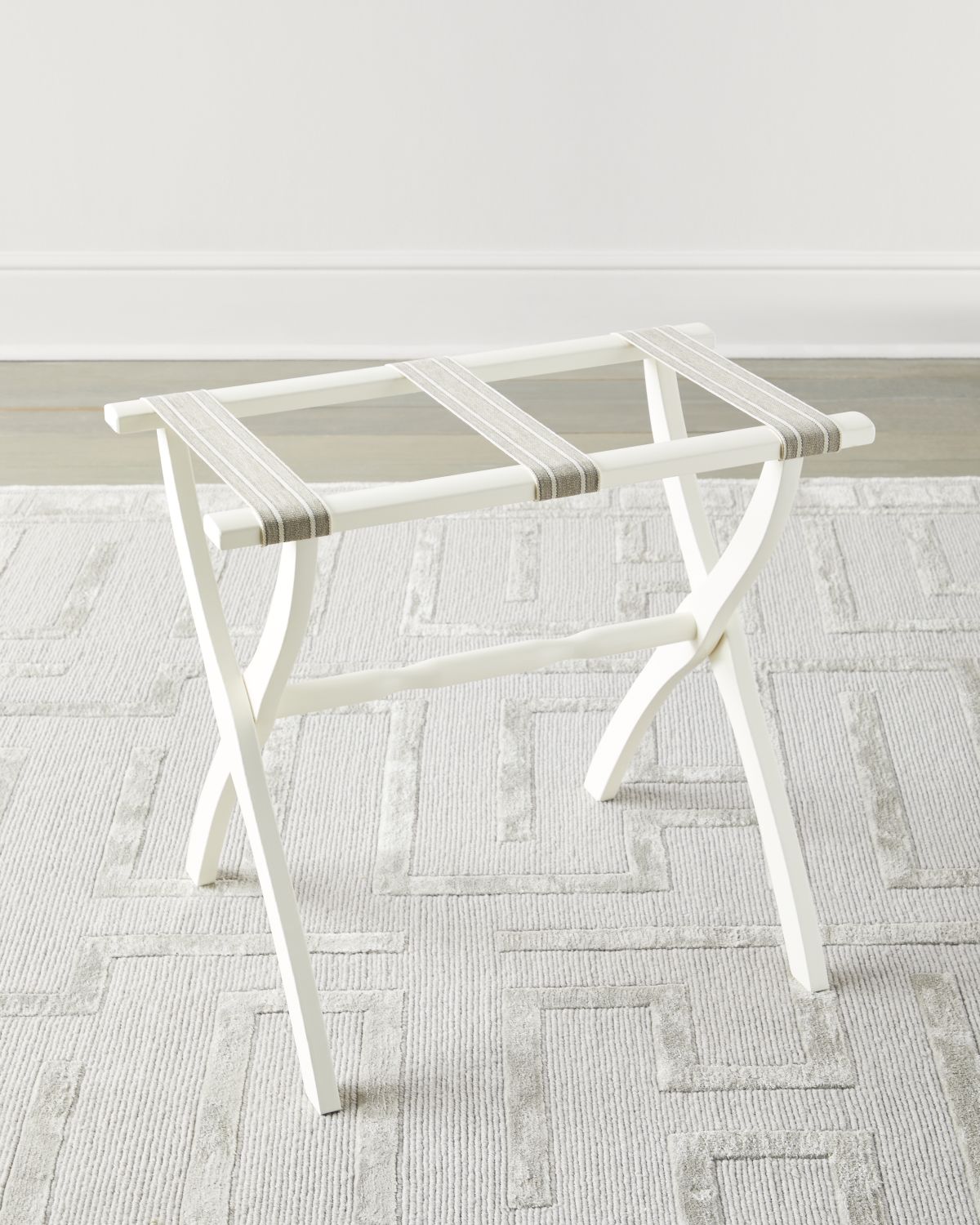 Gate House Furniture Dual Stripe Luggage Rack | Thumbnail 6 Gate House Furniture Dual Stripe Luggage Rack | Thumbnail 6