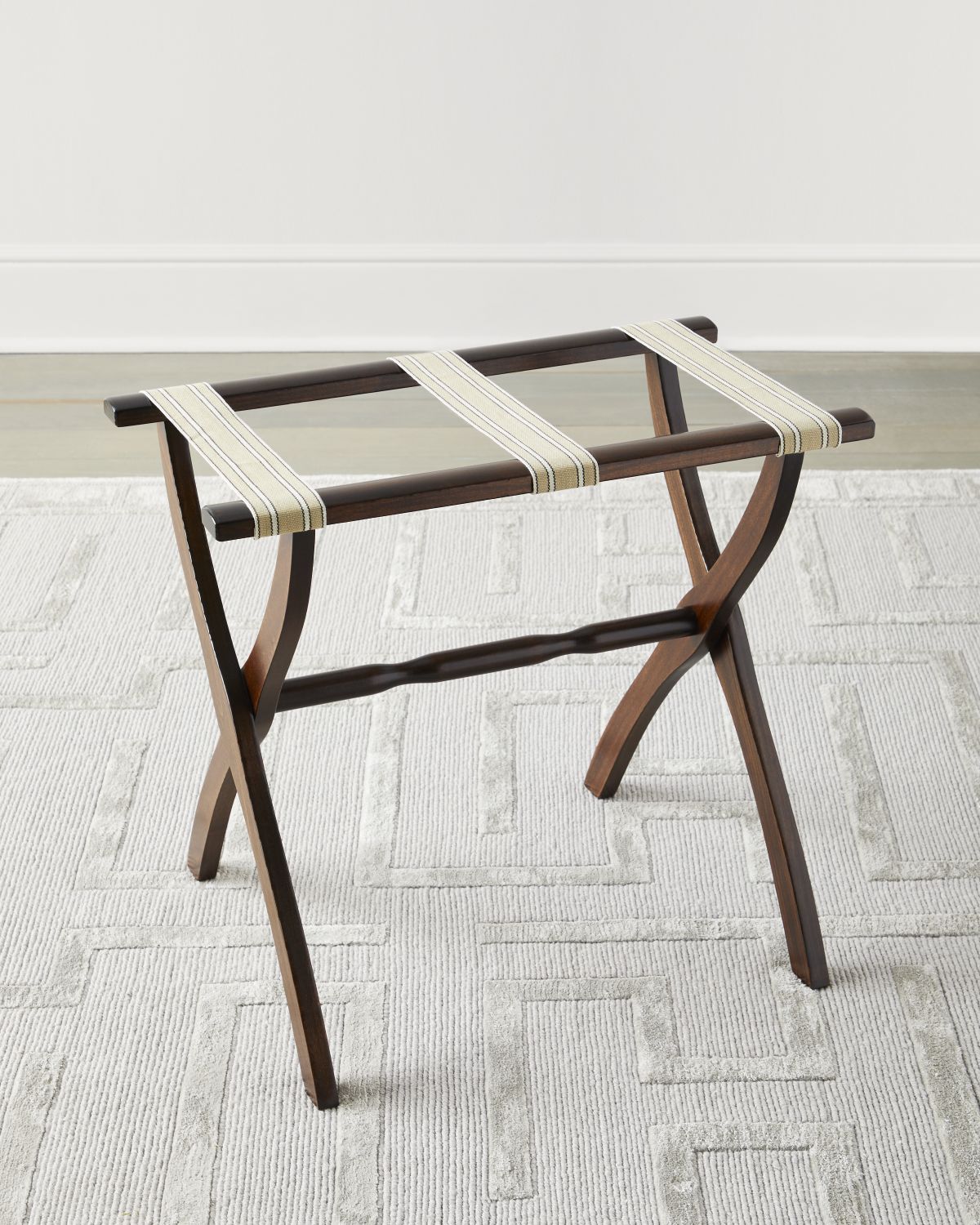 Gate House Furniture Dual Stripe Luggage Rack | Thumbnail 6 Gate House Furniture Dual Stripe Luggage Rack | Thumbnail 6