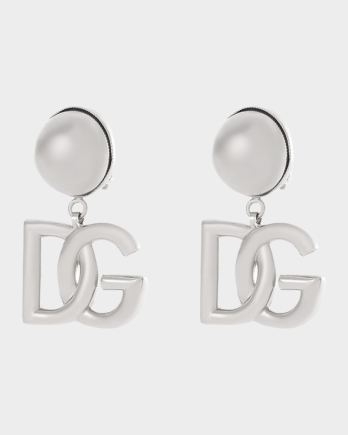 Dolce & Gabbana DG Logo Drop Earrings