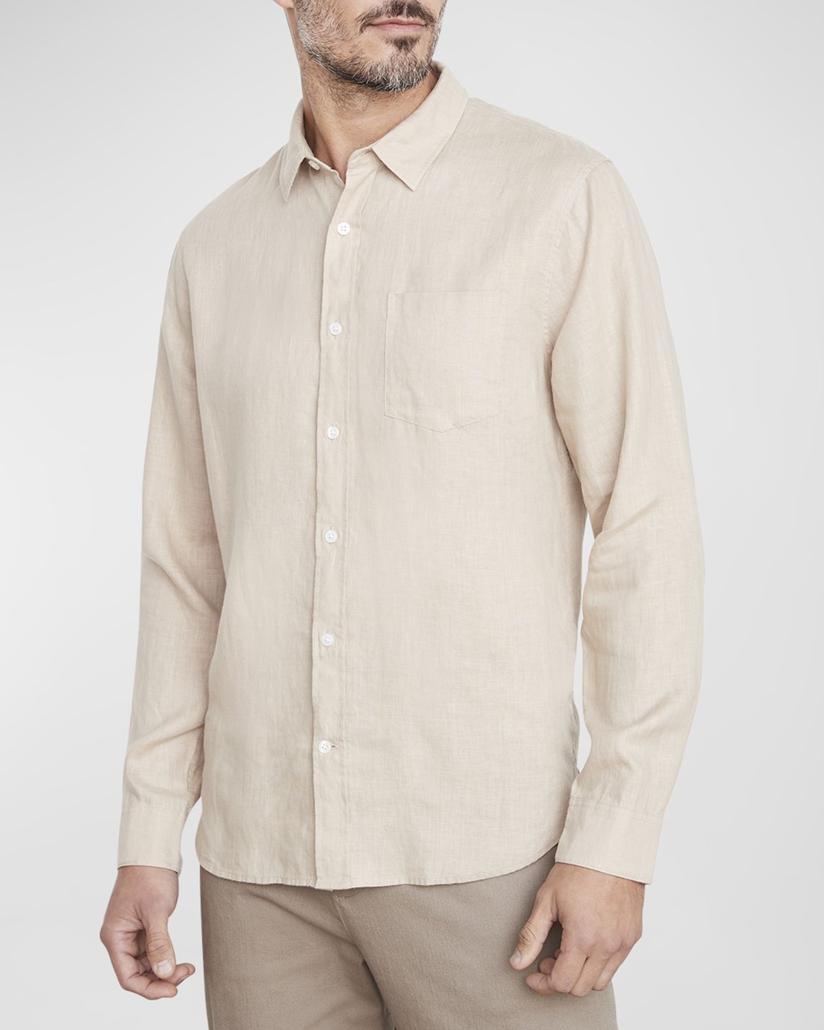 Vince Men 's Linen Sport Shirt