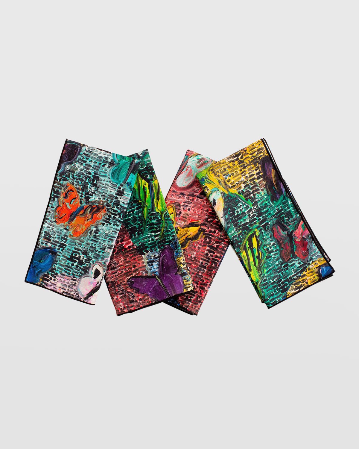 Hunt Slonem Butterflies And Guardians Cotton Dinner Napkin | Thumbnail 6