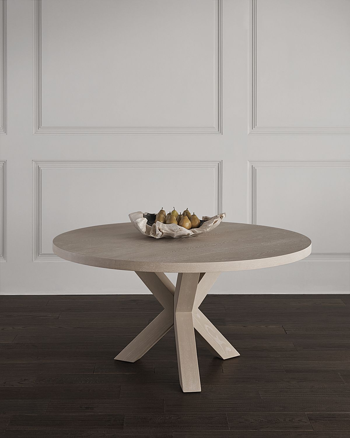 Worlds Away Keelan Tripod Base Dining Table, 60" | Thumbnail 5