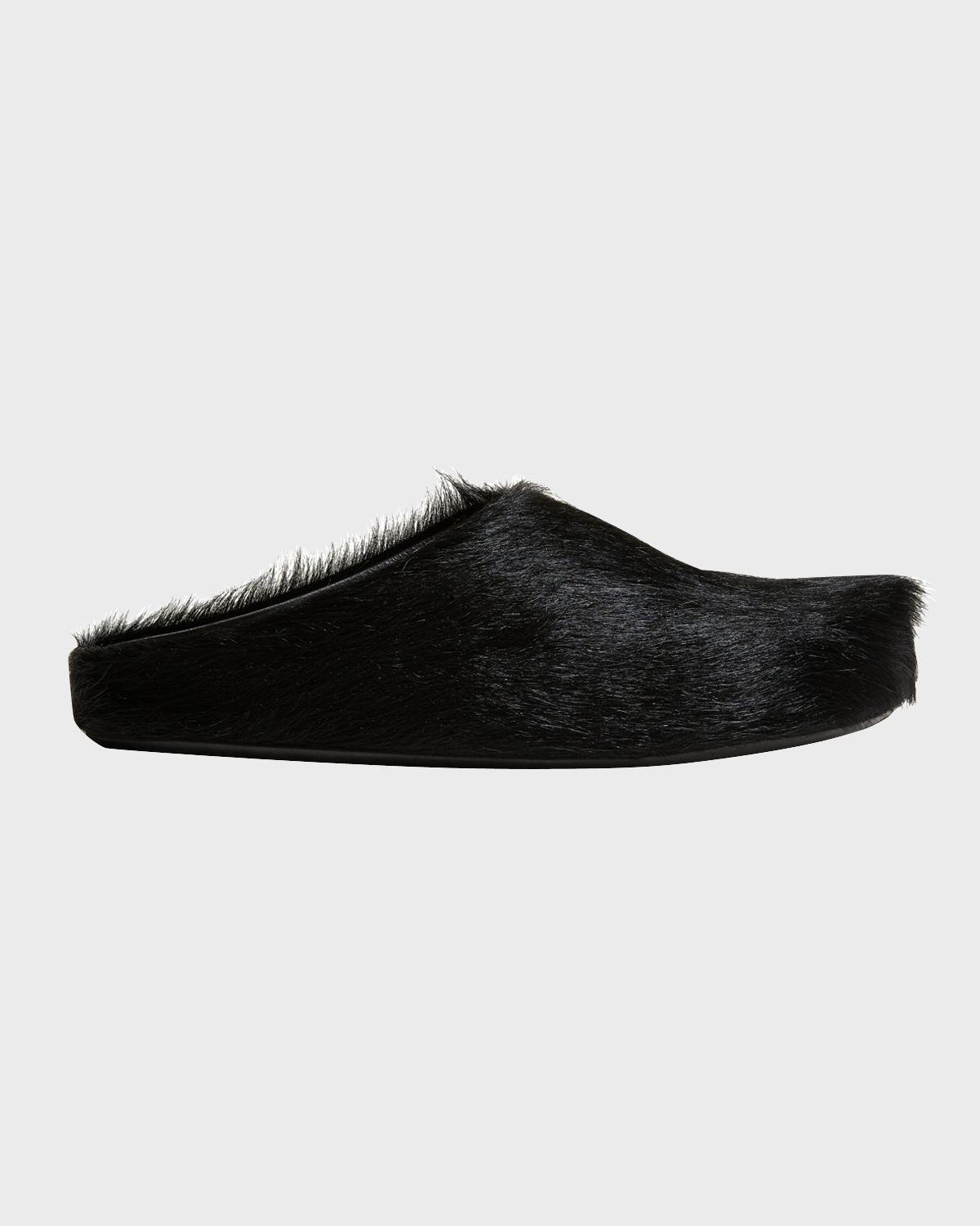 Marni Men 's Fussbett Calf Hair Sabot Mules | Thumbnail 6