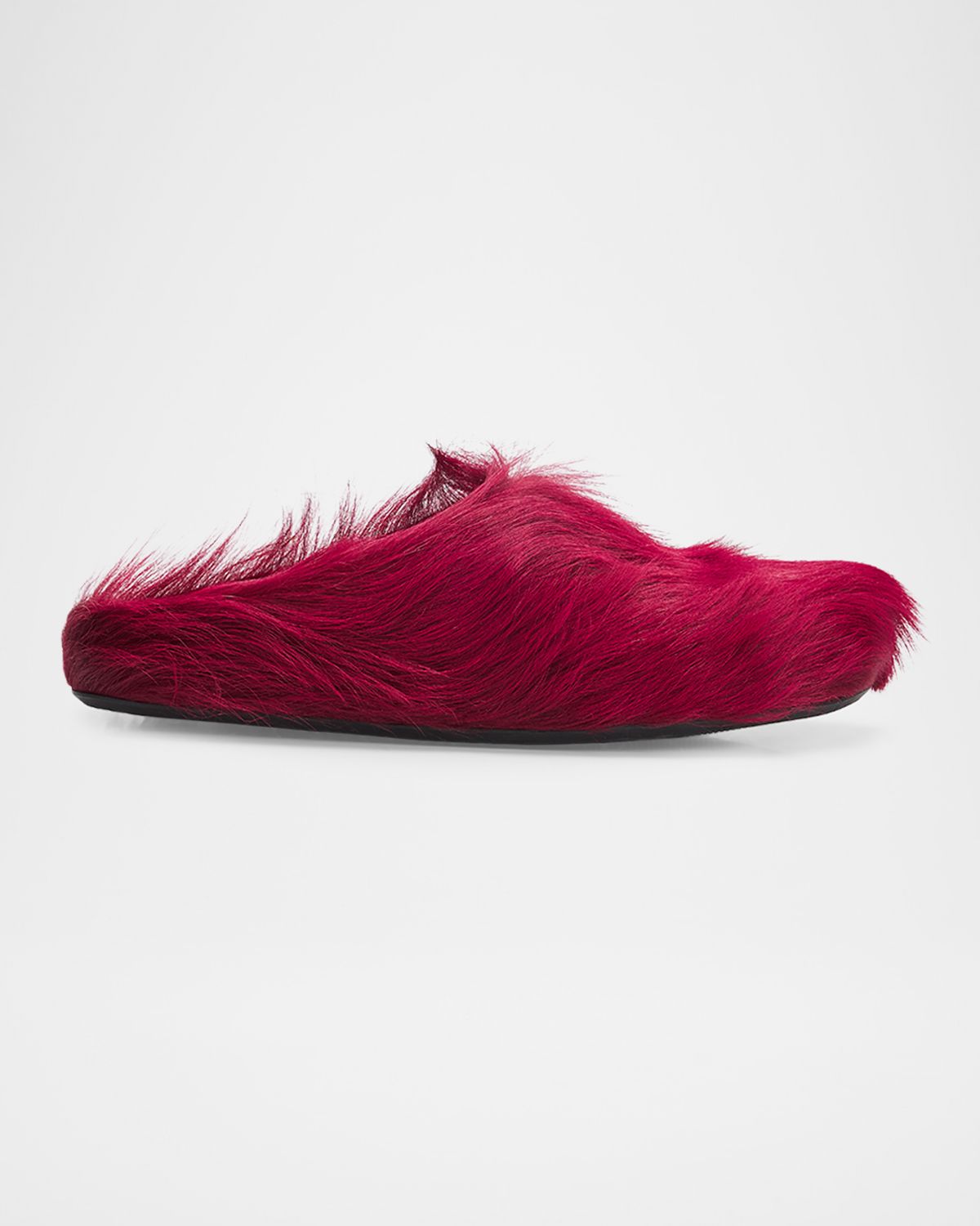 Marni Men 's Fussbett Calf Hair Sabot Mules | Thumbnail 5