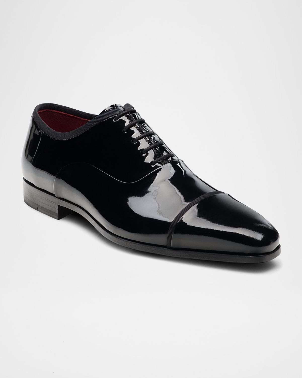 Magnanni Men 's Jadiel Patent Cap-Toe Oxfords