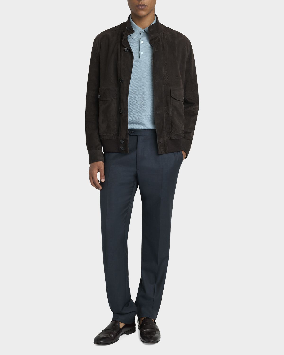 Brioni Men 's Sea Island Polo Shirt | Thumbnail 6 Brioni Men 's Sea Island Polo Shirt | Thumbnail 6