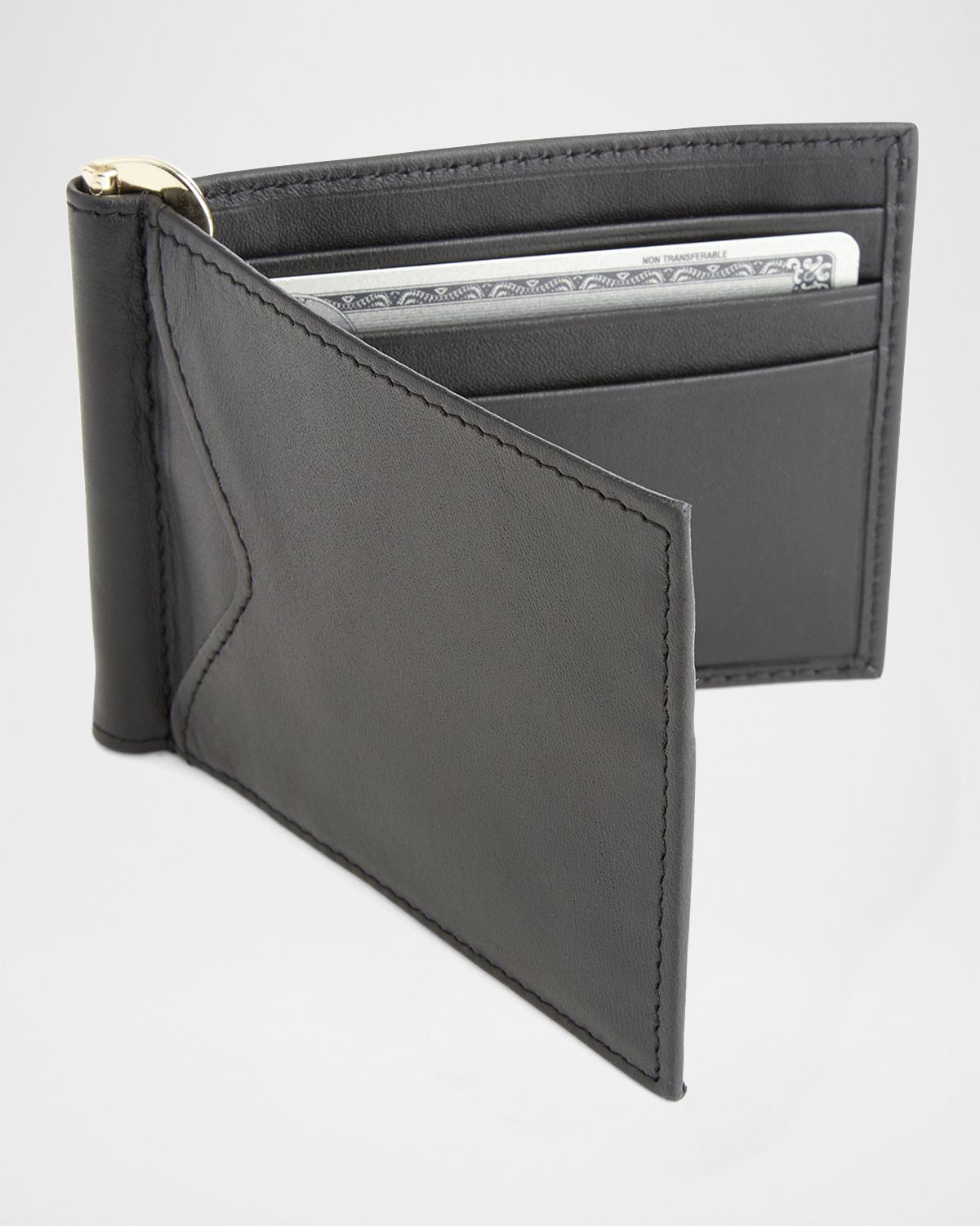 ROYCE New York Personalized RFID-Blocking Leather Money Clip