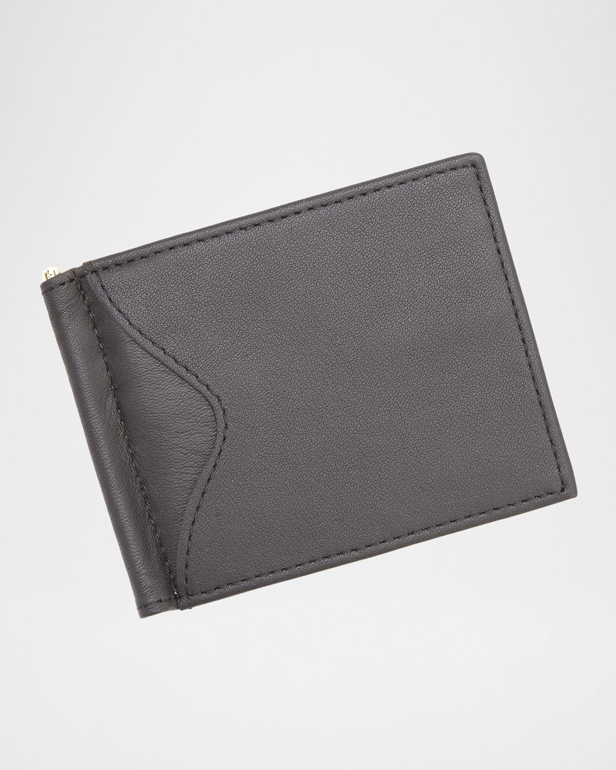 ROYCE New York Personalized RFID-Blocking Leather Money Clip