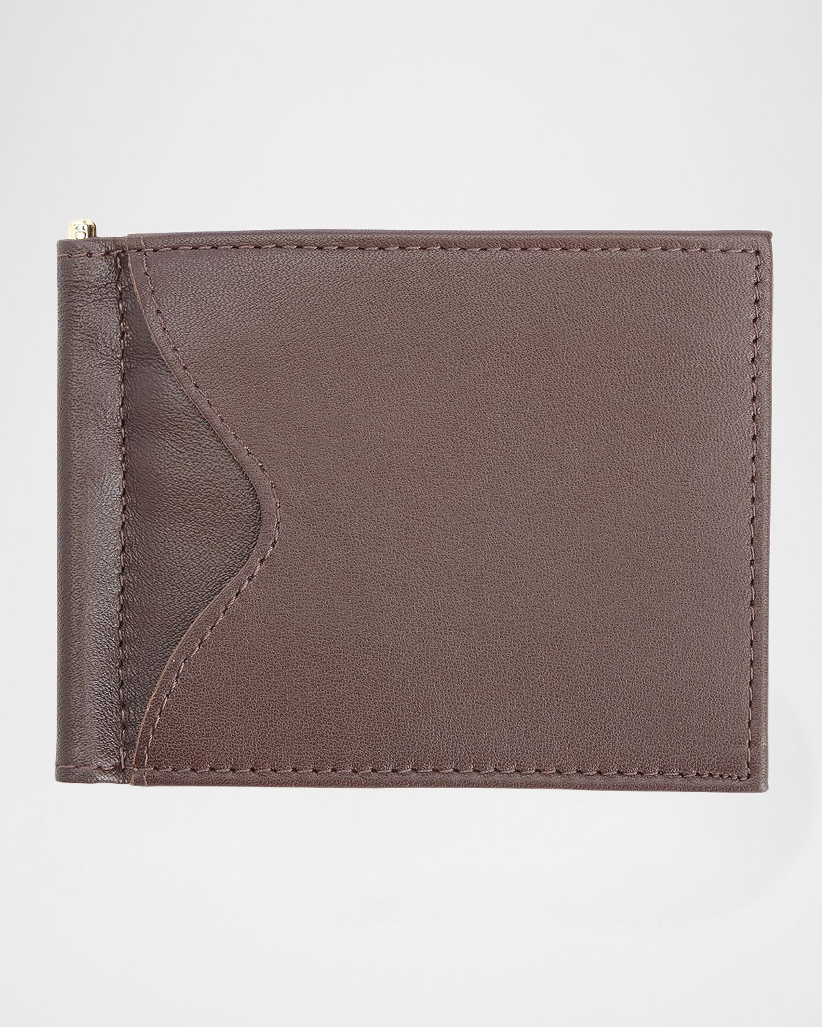 ROYCE New York Personalized RFID-Blocking Leather Money Clip