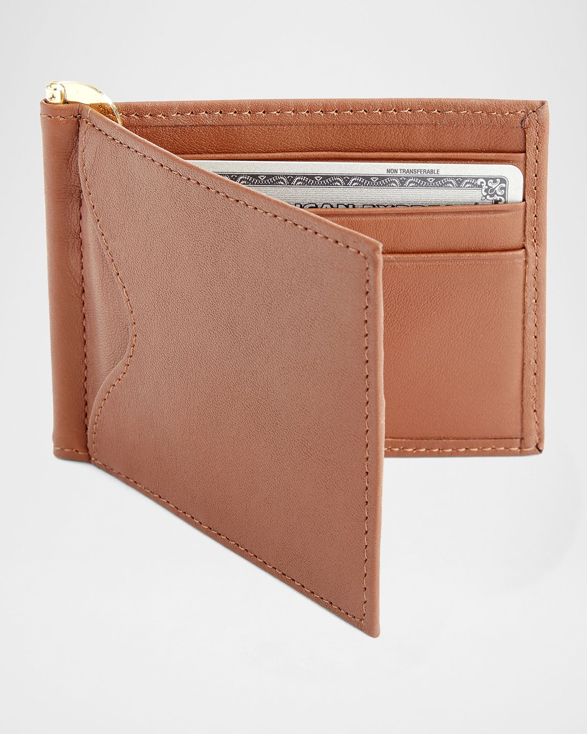 ROYCE New York Personalized RFID-Blocking Leather Money Clip