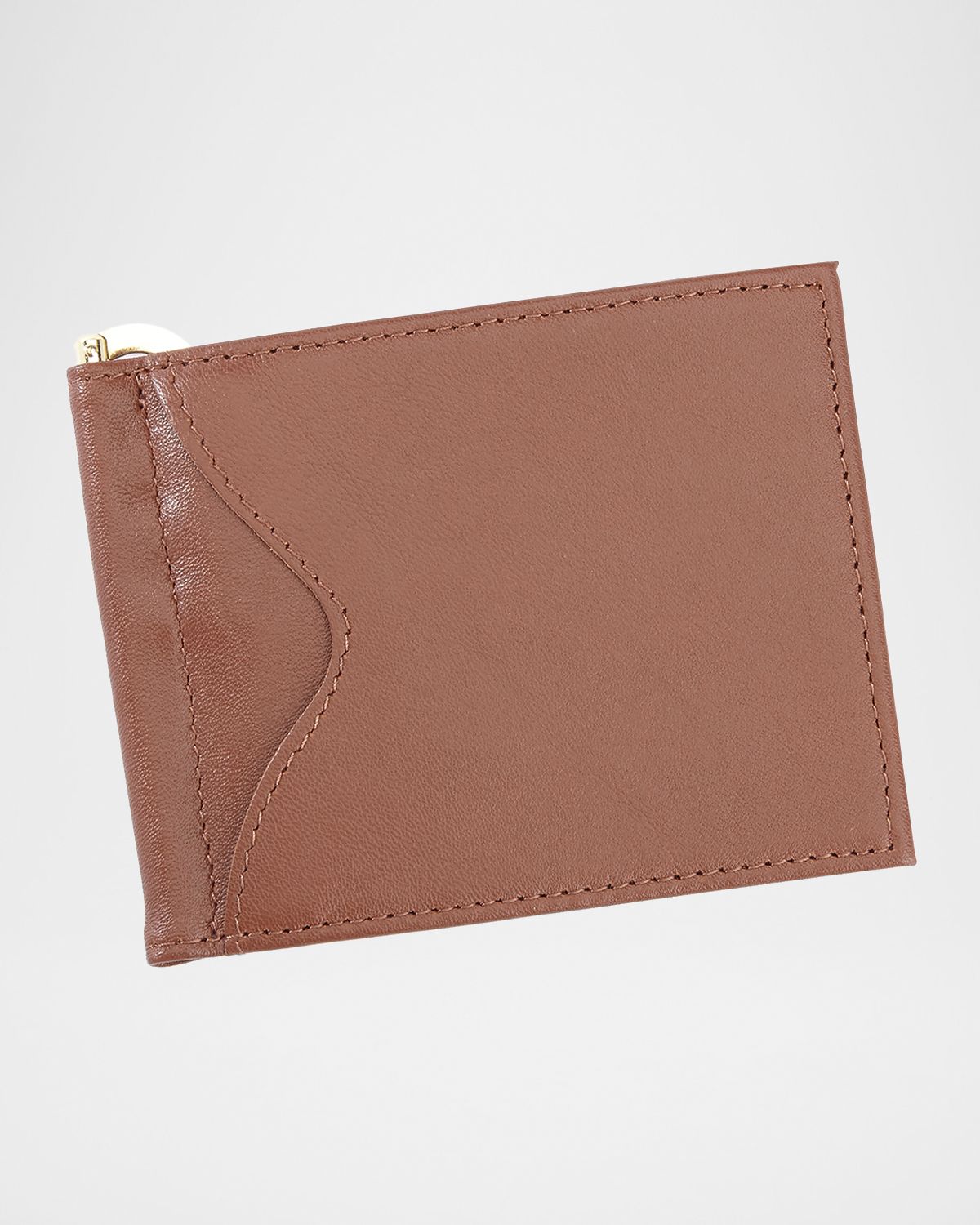 ROYCE New York Personalized RFID-Blocking Leather Money Clip