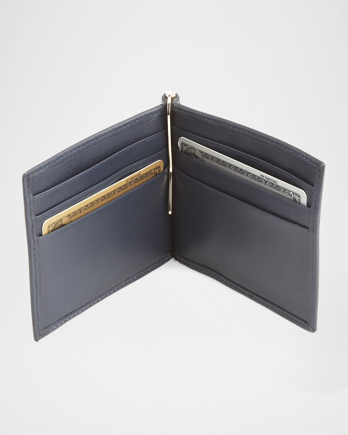 ROYCE New York Personalized RFID-Blocking Leather Money Clip