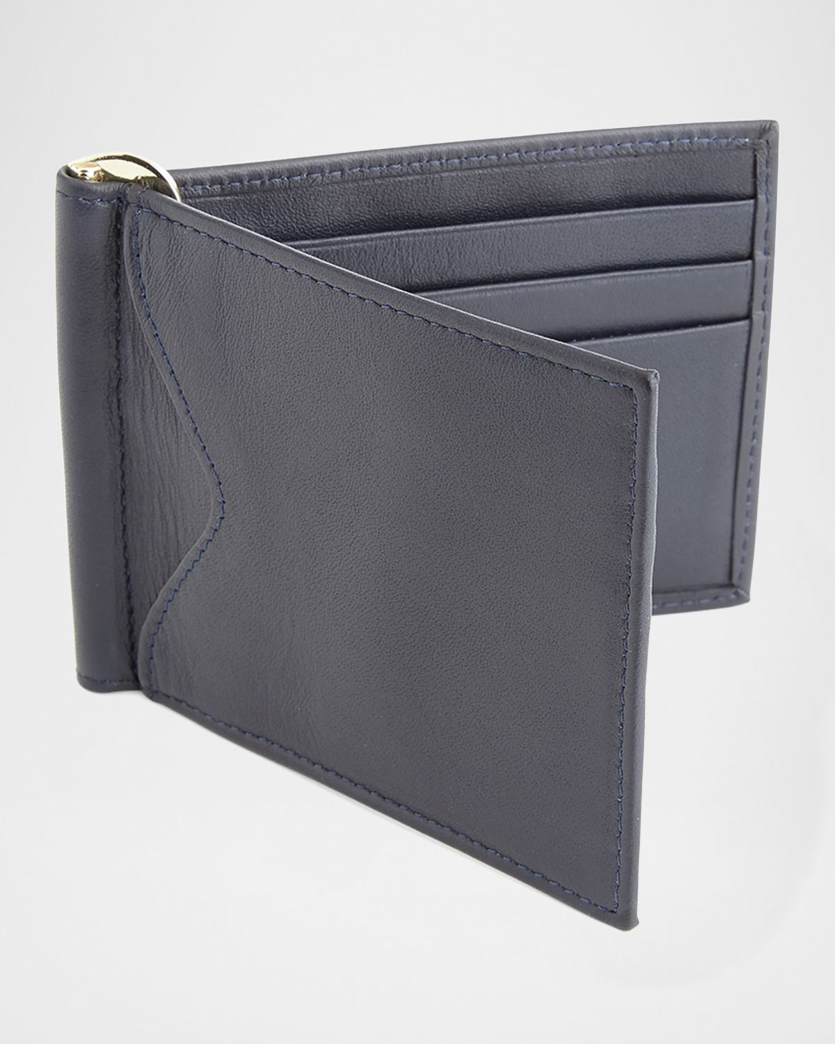 ROYCE New York Personalized RFID-Blocking Leather Money Clip
