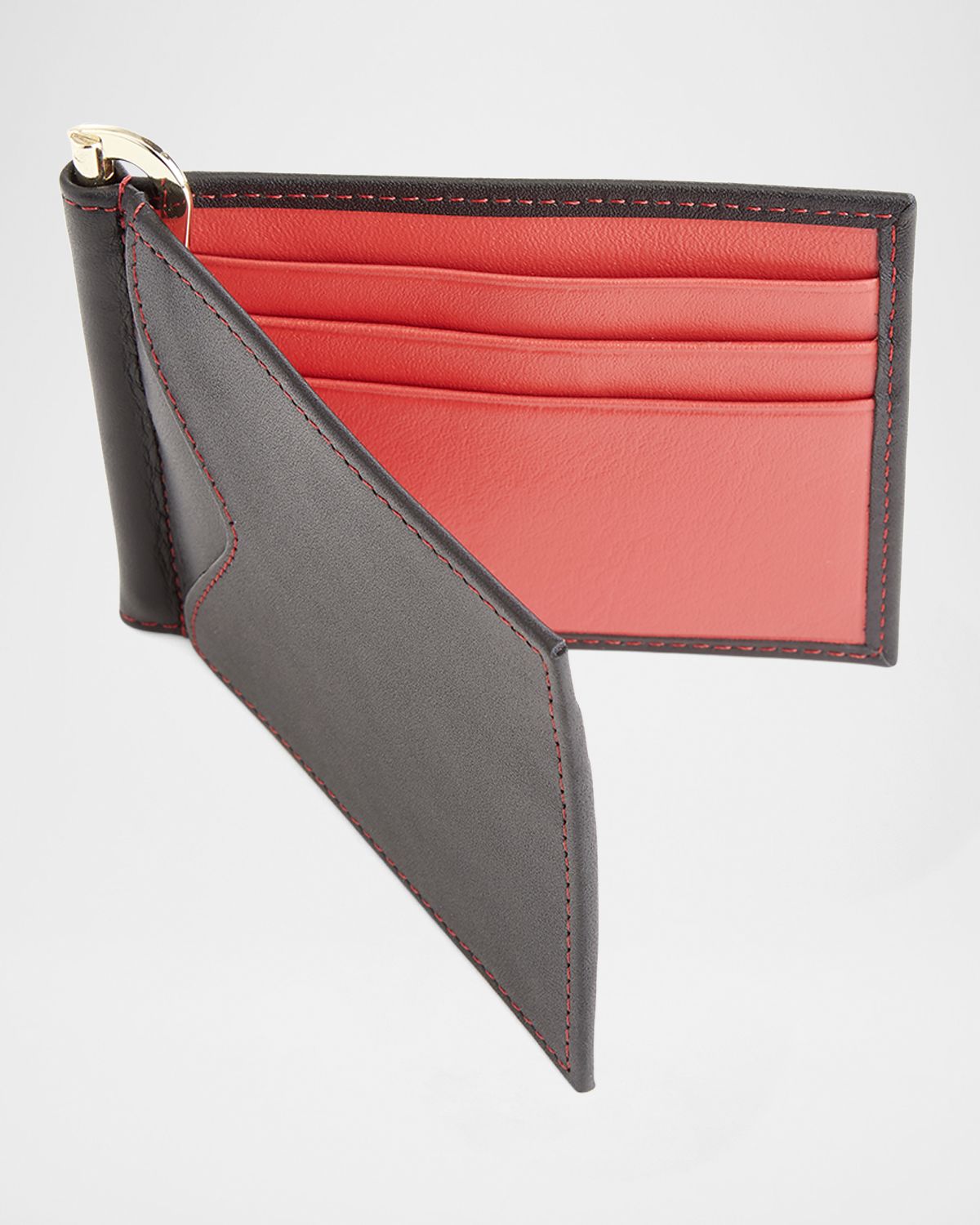 ROYCE New York Personalized RFID-Blocking Leather Money Clip