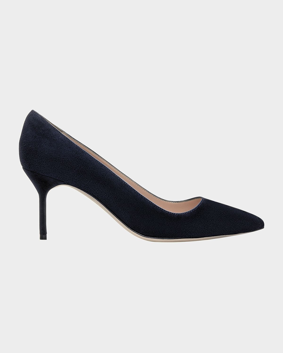 Manolo Blahnik BB 0mm Suede Stiletto Pumps | Thumbnail 4