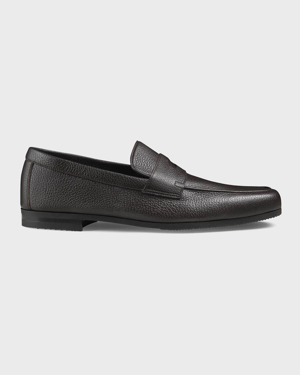 John Lobb Men 's Thorne Soft Textured Leather Penny Loafers | Thumbnail 5 John Lobb Men 's Thorne Soft Textured Leather Penny Loafers | Thumbnail 5