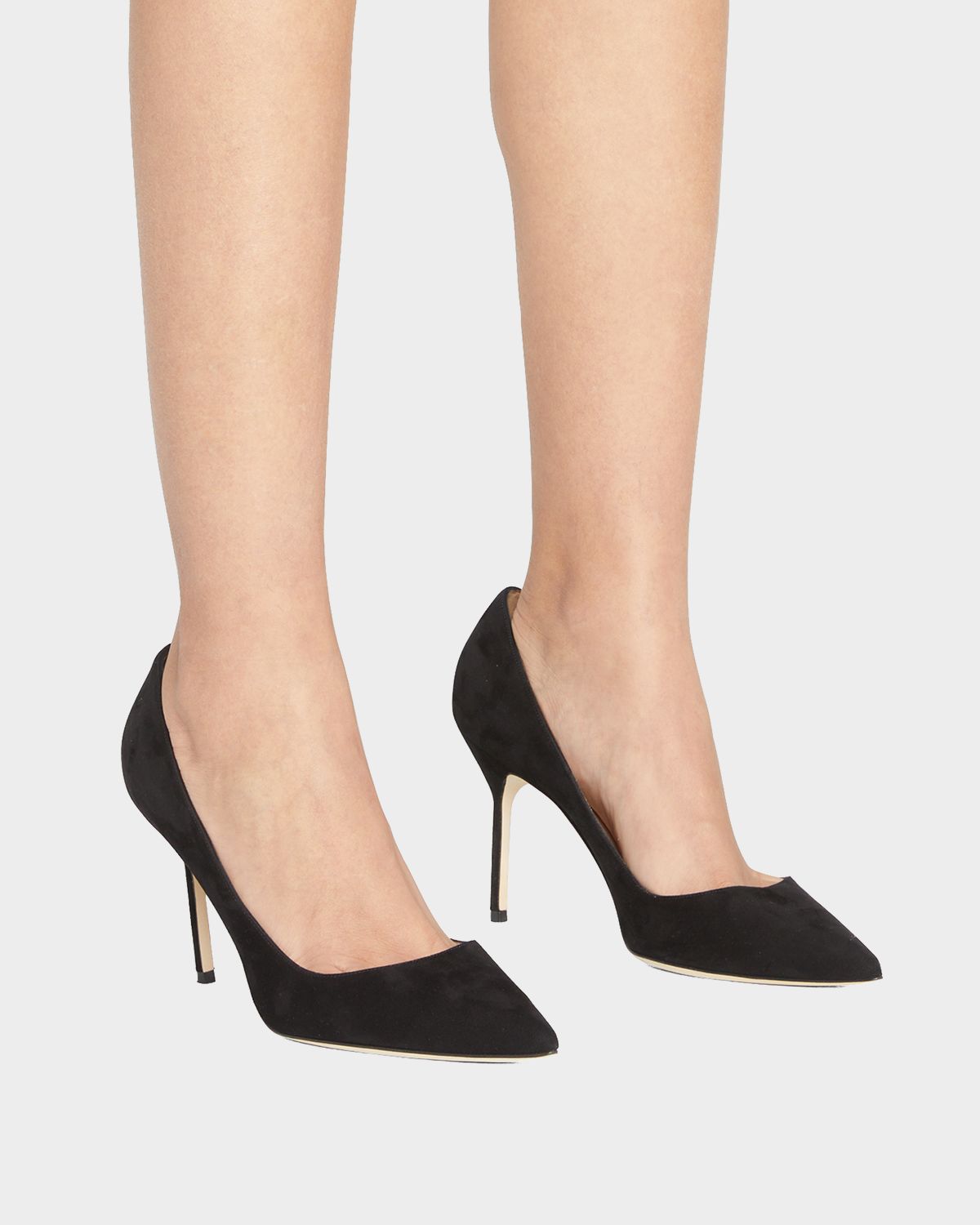 Manolo Blahnik 90mm BB Suede Pumps