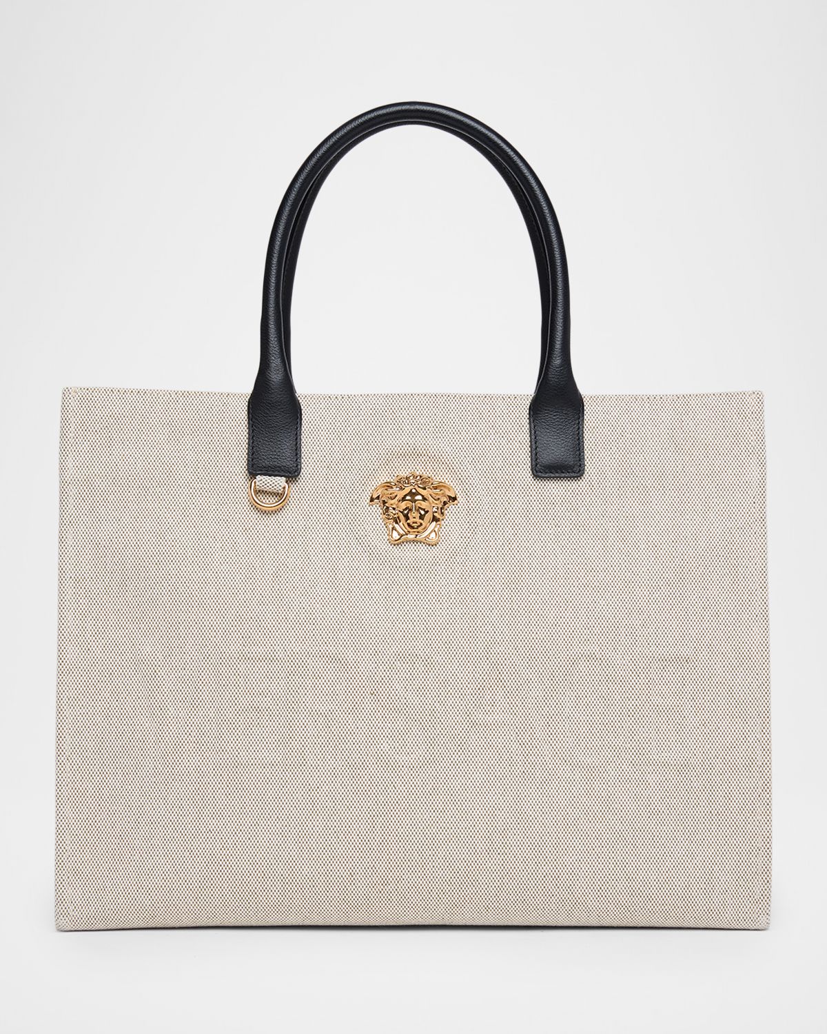 Versace La Medusa Logo Canvas Tote Bag | Thumbnail 7 Versace La Medusa Logo Canvas Tote Bag | Thumbnail 7
